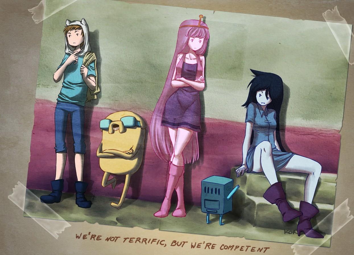 1245x896 #Adventure Time, #Marceline the vampire queen, #Jake the Dog, #BMO, #Finn the Human, #Princess Bubblegum, wallpaper. Mocah HD Wallpaper