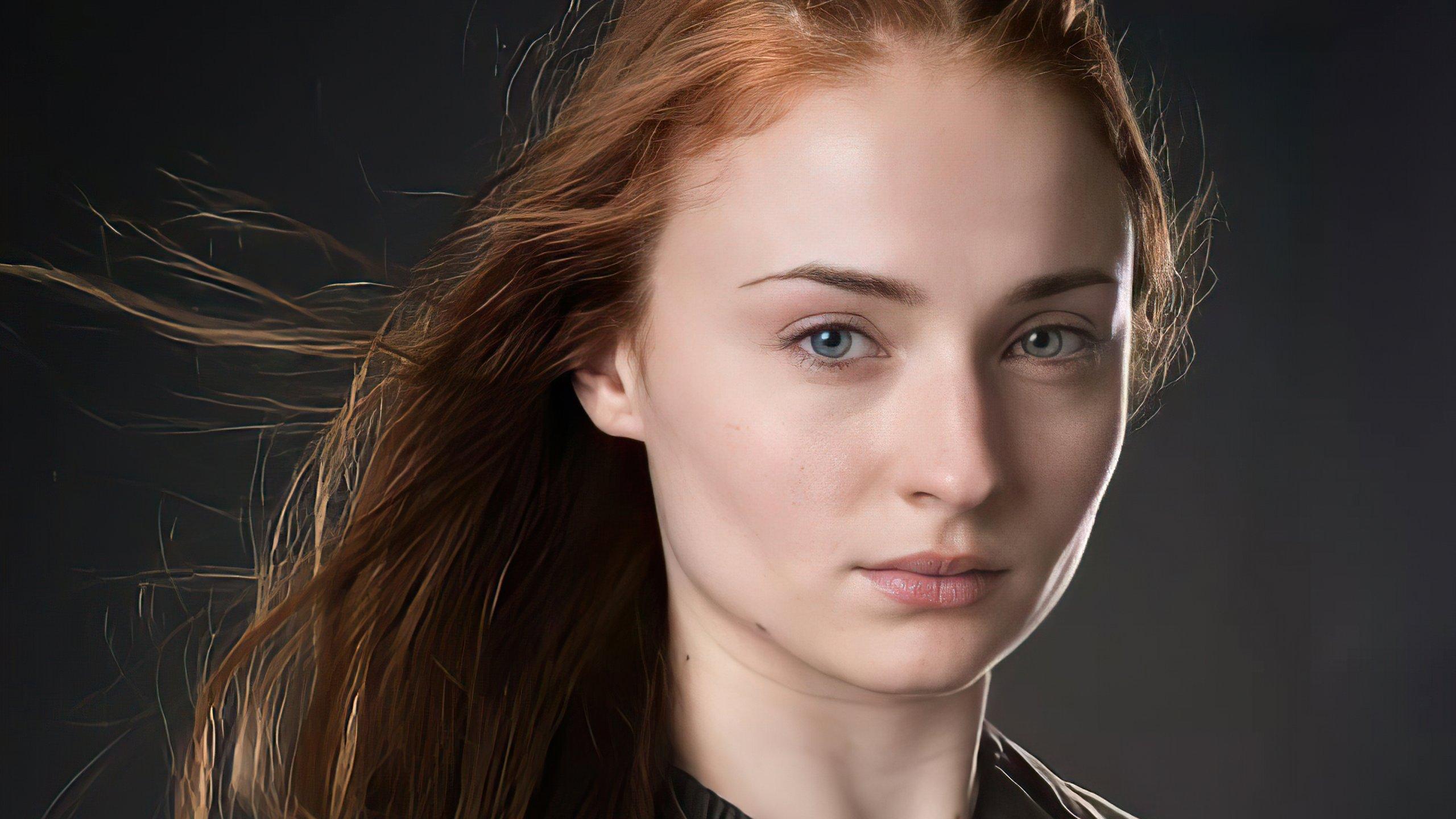 2560x1440 Sophie Turner as Sansa Stark Wallpaper 4k Ultra HD