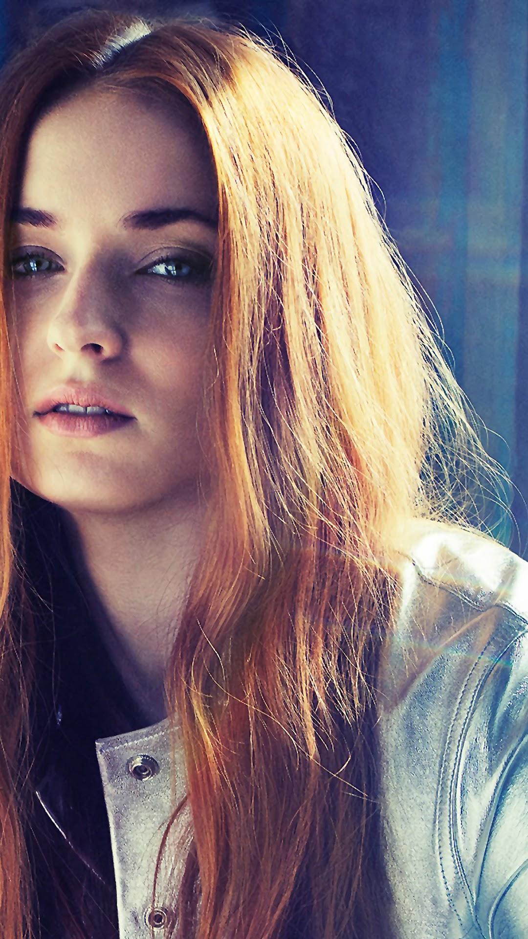 1080x1920 Sophie Turner, Redhead, Girl phone HD Wallpaper, Image, Background, Photo and Picture. Mocah HD Wallpaper