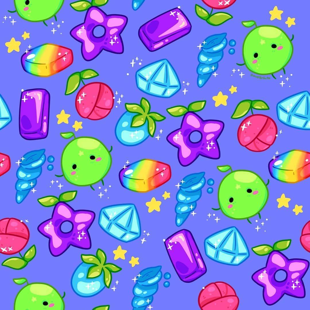 1080x1080 Stardew Valley pattern design art > Junimo, Stardrop, Mermaid Pendant, Prismatic Shard, Diamond, Iridium Bar, Anci. Stardew valley, Stardew valley fanart, Valley