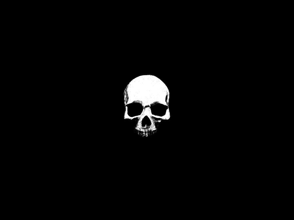 HD wallpaper skeleton illustraion digital art skull black background  painting  Wallpaper Flare