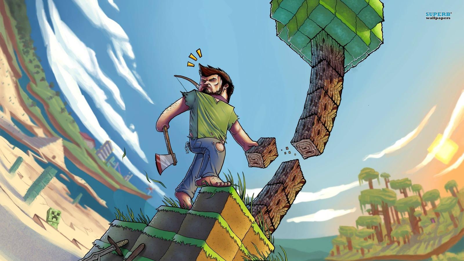 1600x900 Minecraft Games Wallpaper