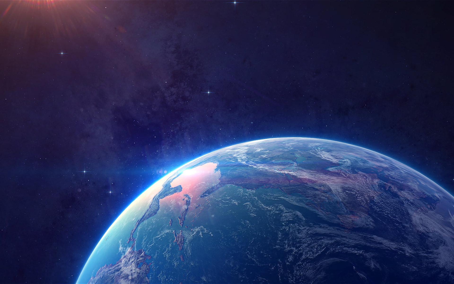1920x1200 Wallpaper planet earth wallpaper, earth painting, space, digital art, space art • Wallpaper For You HD Wallpaper For Desktop & Mobile
