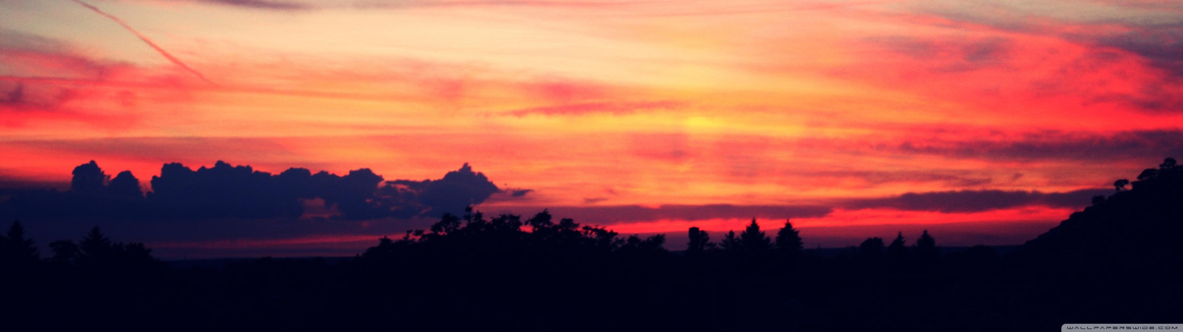 3840x1080 Sunset Ultra HD Desktop Background Wallpaper for : Widescreen & UltraWide Desktop & Laptop : Multi Display, Dual Monitor : Tablet