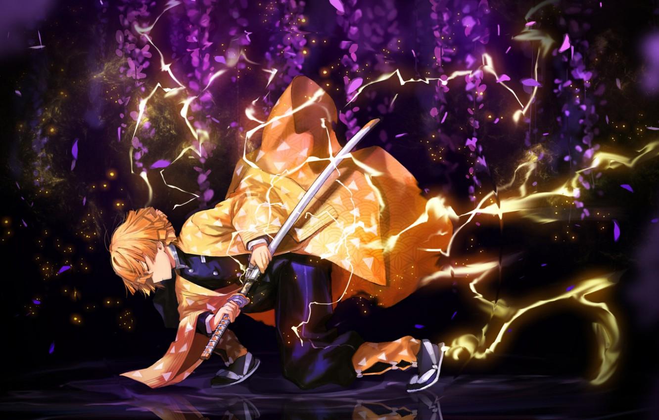 1332x850 Wallpaper Anime, online, Demon Slayer Kimetsu no Yaiba, Kimetsu no Yaiba, Blade of Demon Destruction, The blade cleaves demons image for desktop, section сёнэн
