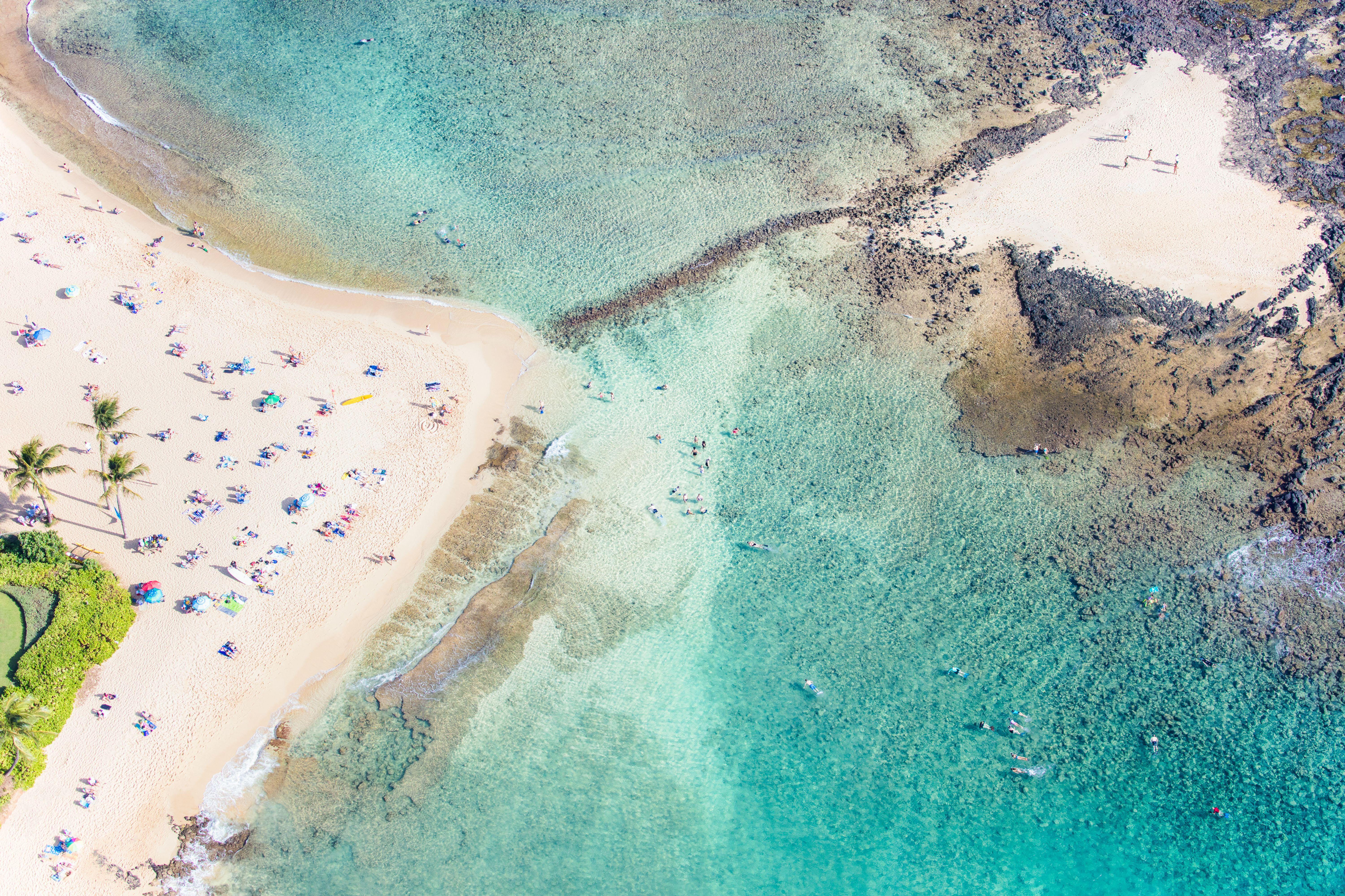 6000x4000 Poipu Beach Horizontal, Kauai. Gray Malin Fine Art Photography