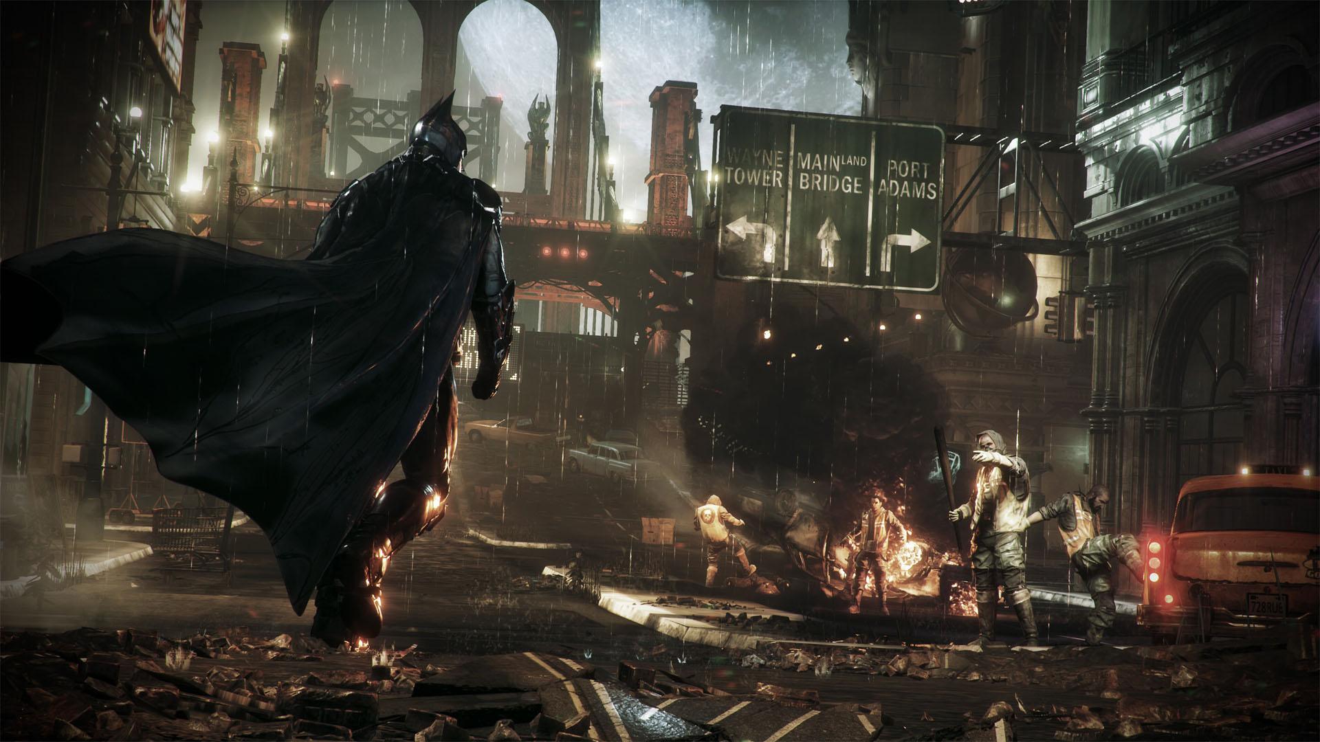 1920x1080 Free download Batman Fight Scarecrow Arkham Knight HD Wallpaper Stylish HD [1920x1080] for your Desktop, Mobile & Tablet. Explore Batman Arkham Knight HD Wallpaper. Batman Logo Wallpaper, Batman Desktop Wallpaper