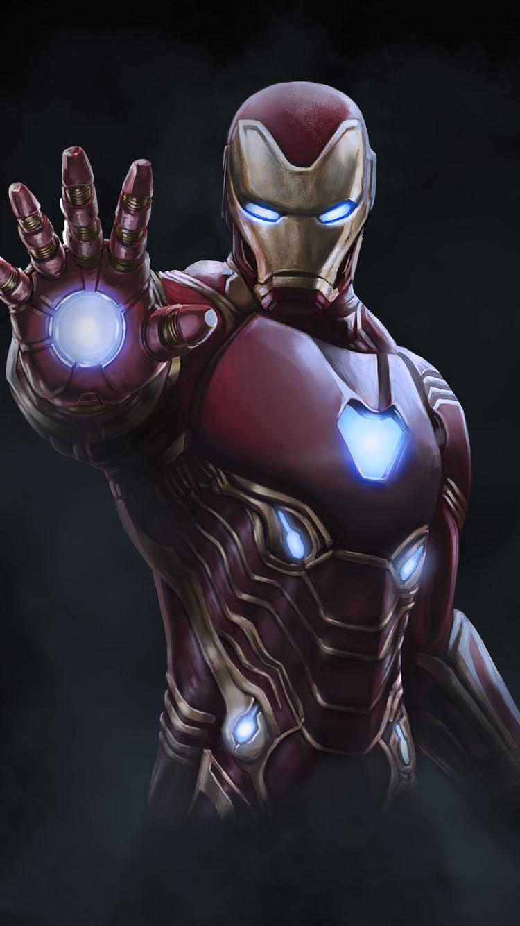 750x1334 4k Iron Man Newart iPhone iPhone 6S, iPhone 7 HD 4k Wallpaper, Image, Background, Photo and Picture