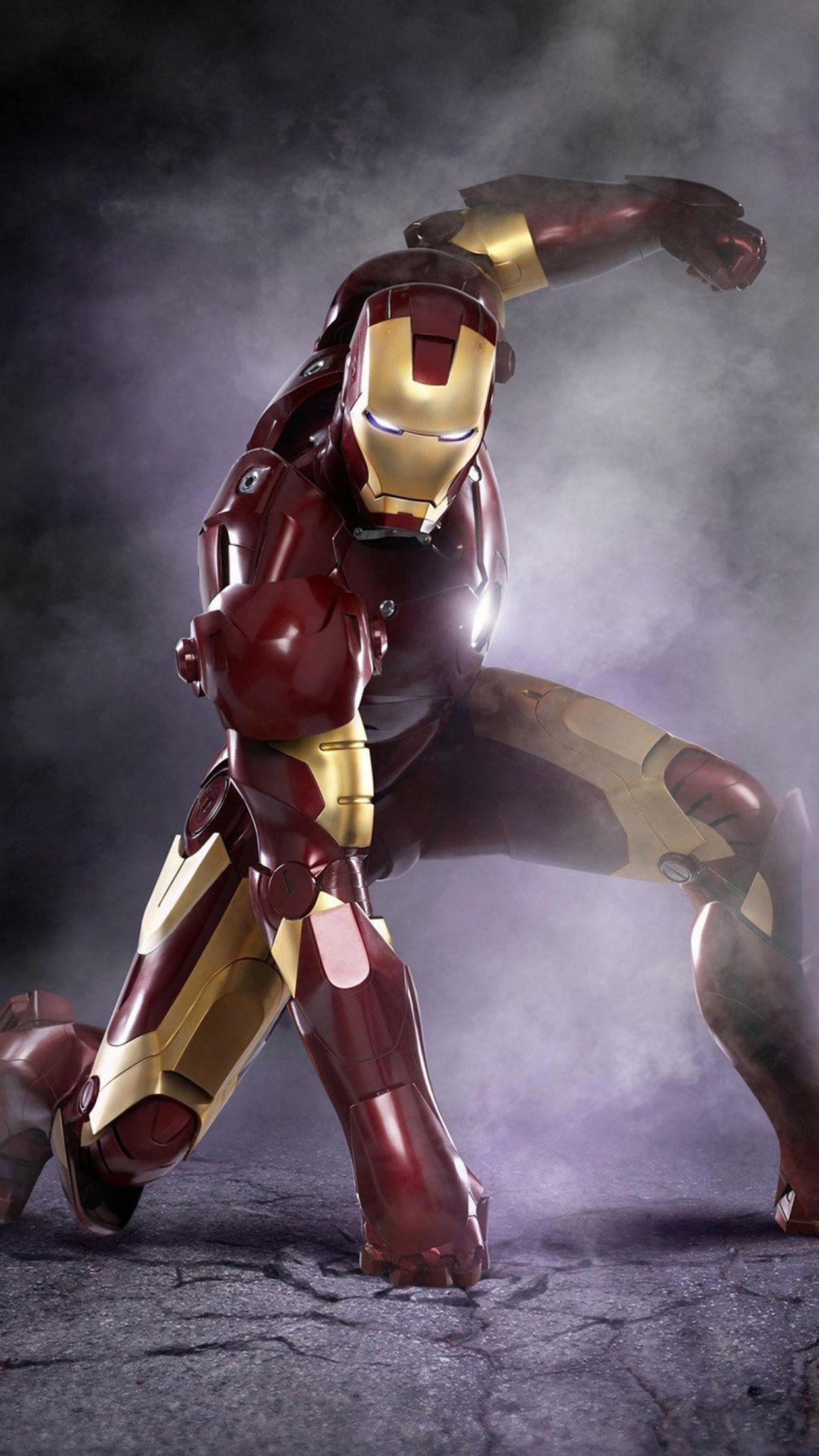 1242x2208 Iron Man 3D Desktop HD Wallpaper
