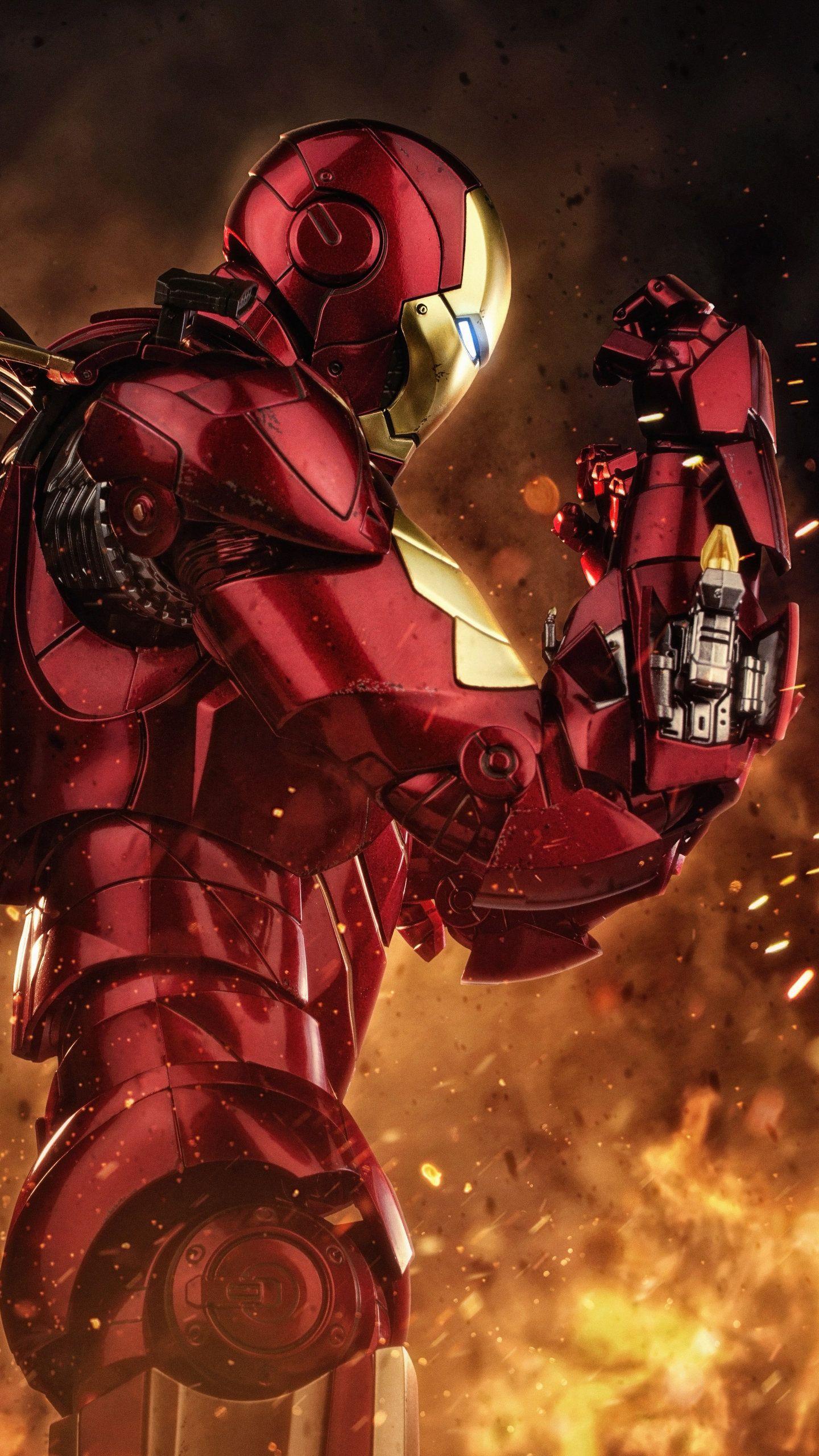 1440x2560 Iron Man Wallpaper 4k iPhone 7