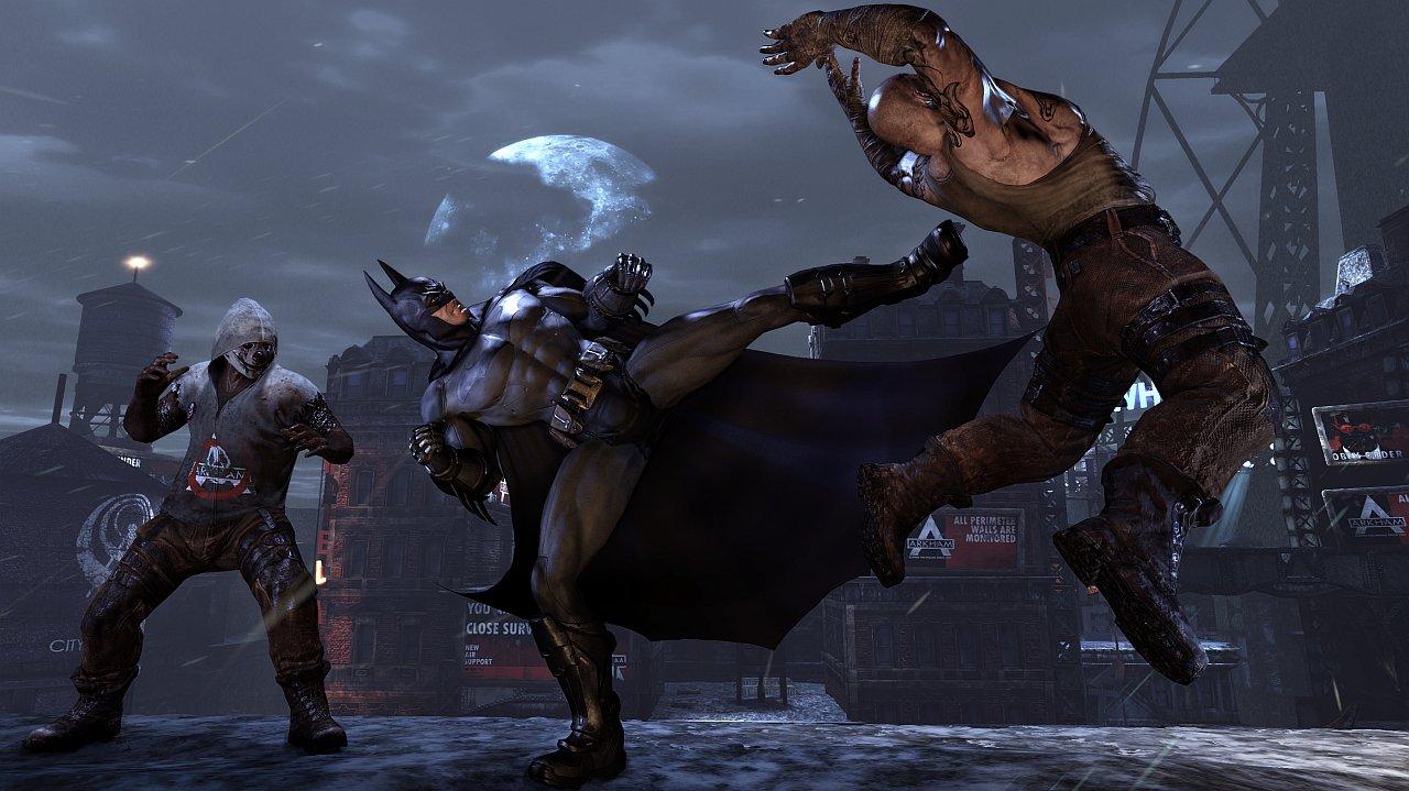 1280x719 Batman Arkham City Wallpaper Roof Fight