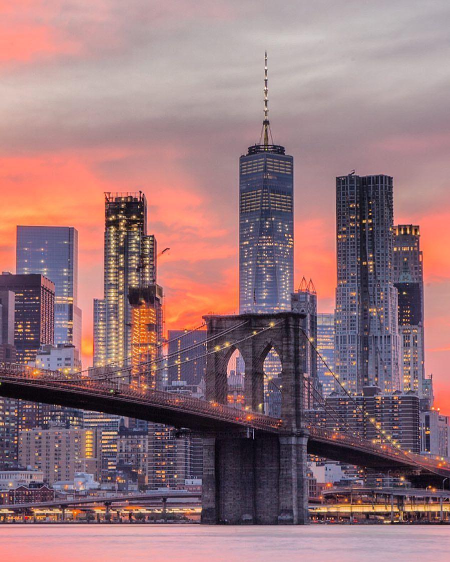 899x1124 Brooklyn Bridge sunset. New york city travel, New york travel, Manhattan new york