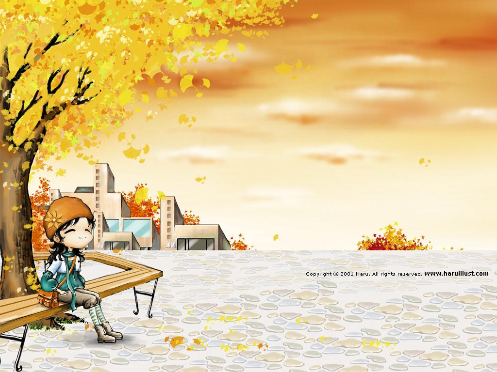 1024x768 Free download Picture Painting South Korea Cartoon couple [1024x768] for your Desktop, Mobile & Tablet. Explore Korean Wallpaper. Cute Korean Wallpaper, Big Bang Wallpaper Korean, Korean Girl Wallpaper