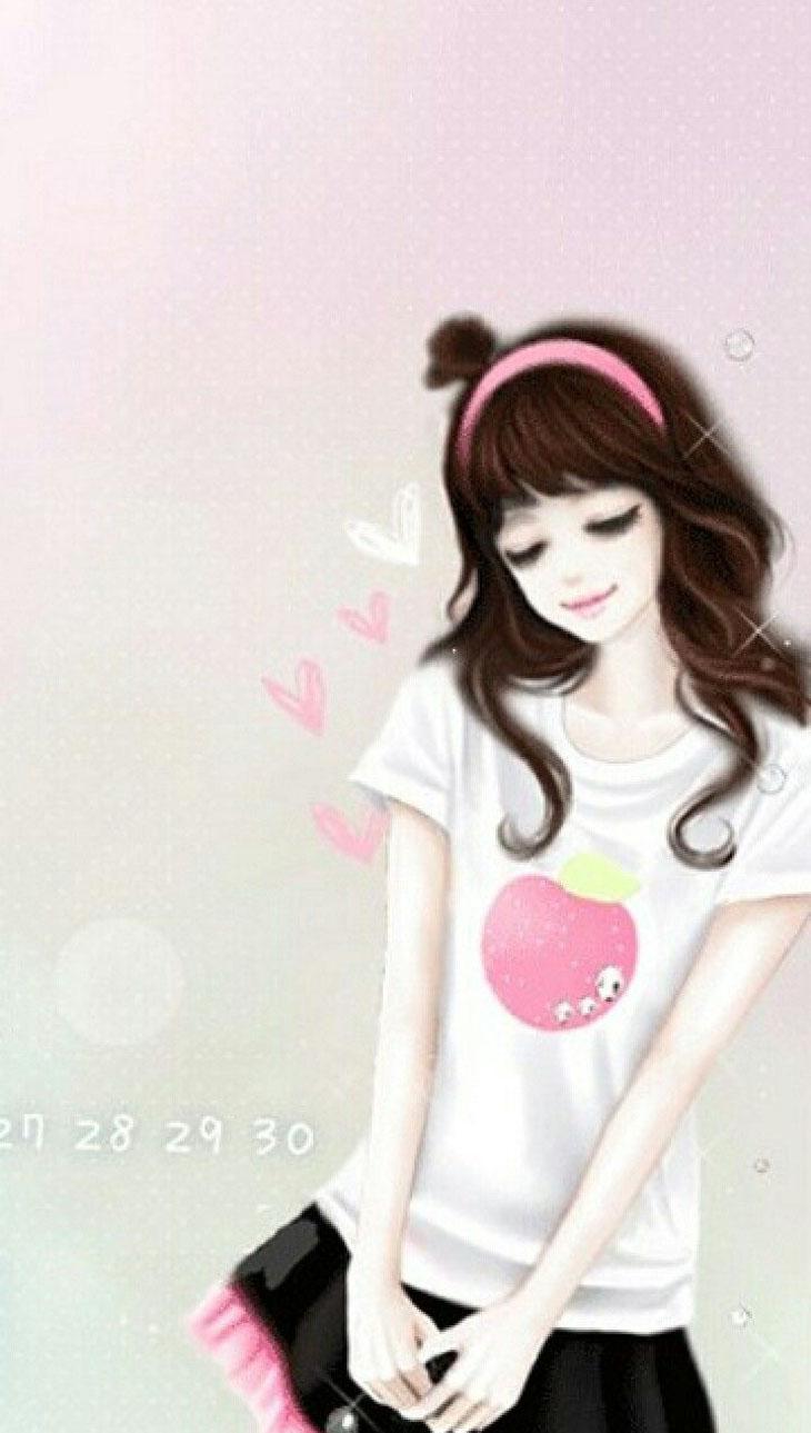 730x1289 Anime Girl Korean Wallpaper