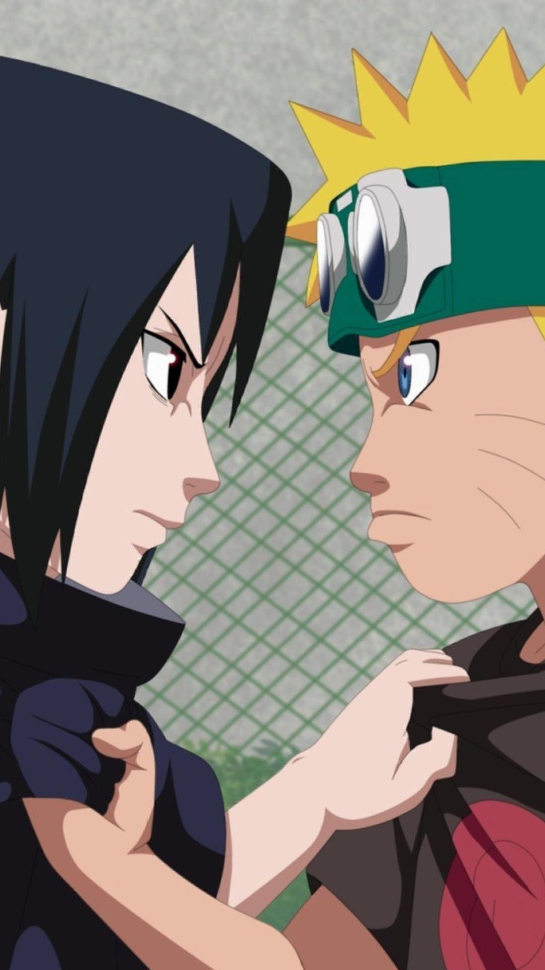 1080x1920 iPhone Wallpaper Naruto Dan Sasuke