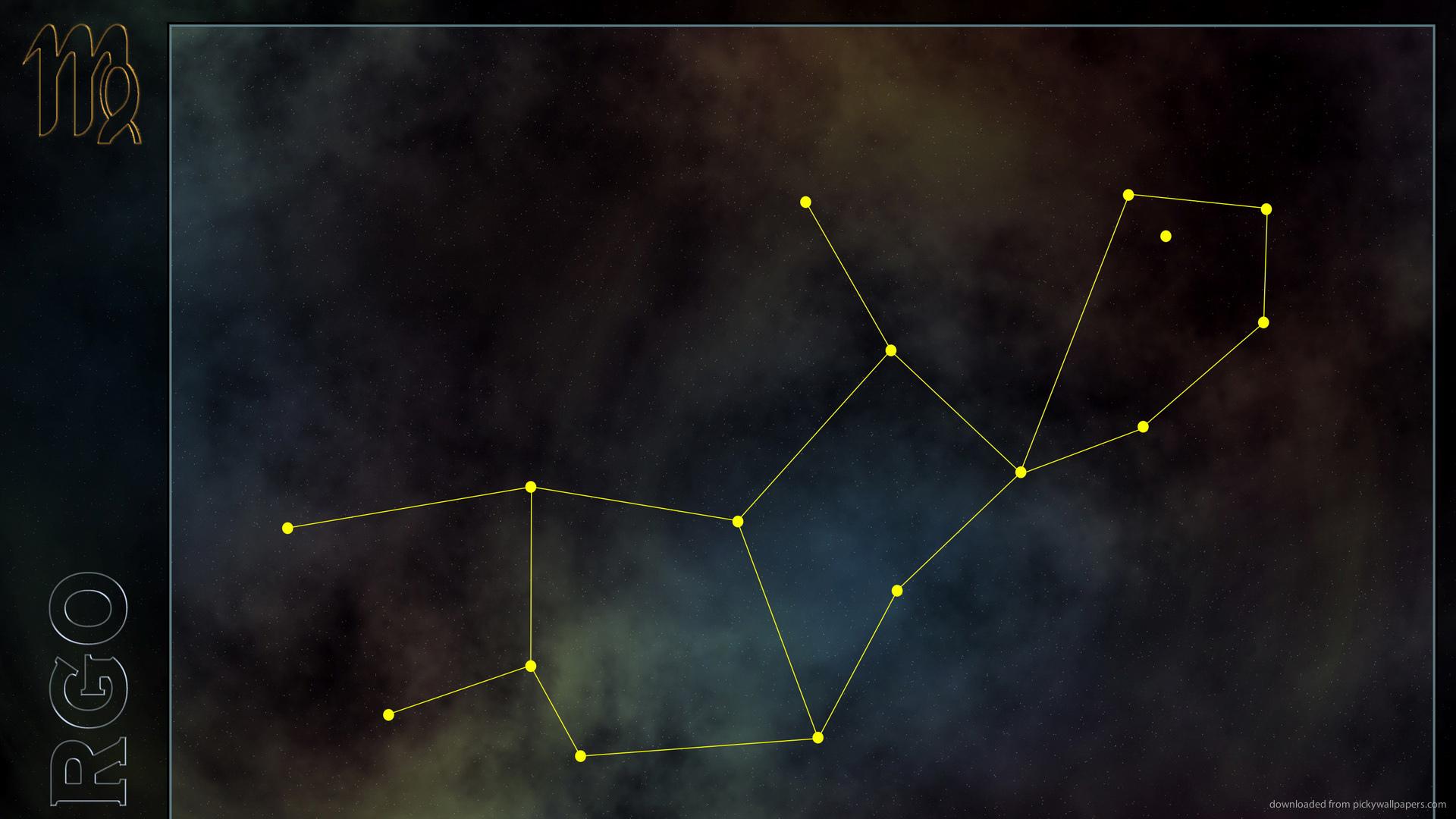 1920x1080 Free download Widescreen Virgo Constellation Wallpaper [1920x1080] for your Desktop, Mobile & Tablet. Explore Constellation Wallpaper. Constellation Wallpaper Ralph Lauren, Orion Constellation Wallpaper, Night Sky Wallpaper Constellations