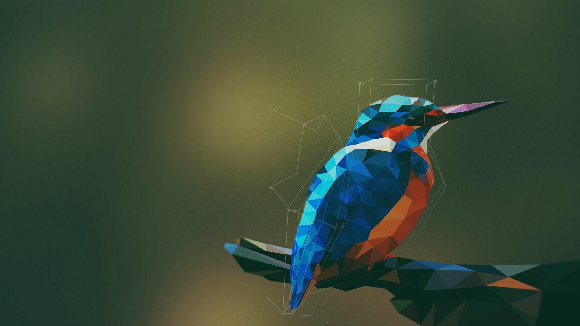 1920x1080 Геометрические птицы wallpaper 19pcs [DOWNLOAD FREE]