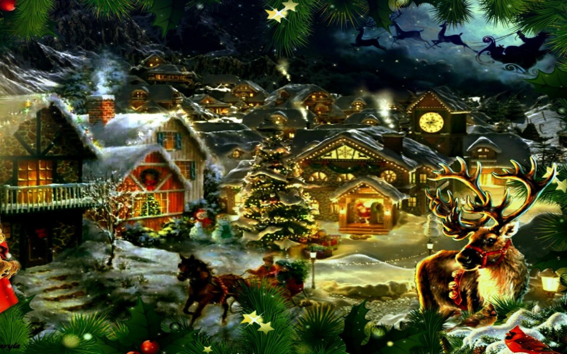 1920x1200 Old Fashioned Christmas Wallpaper Fashioned Christmas Wallpaper HD