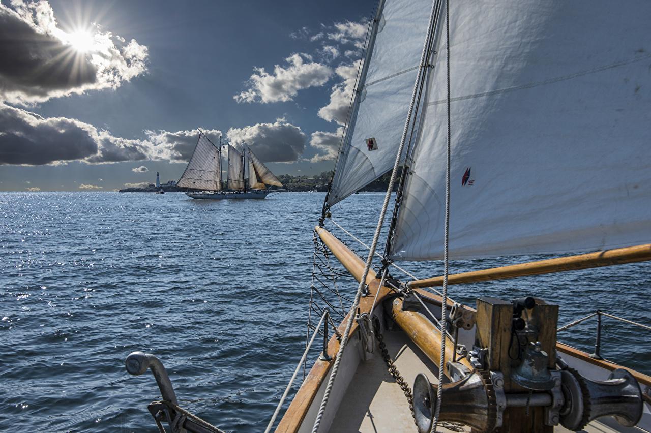1280x852 Photos Portland Maine Casco Bay Sea Yacht Sailing