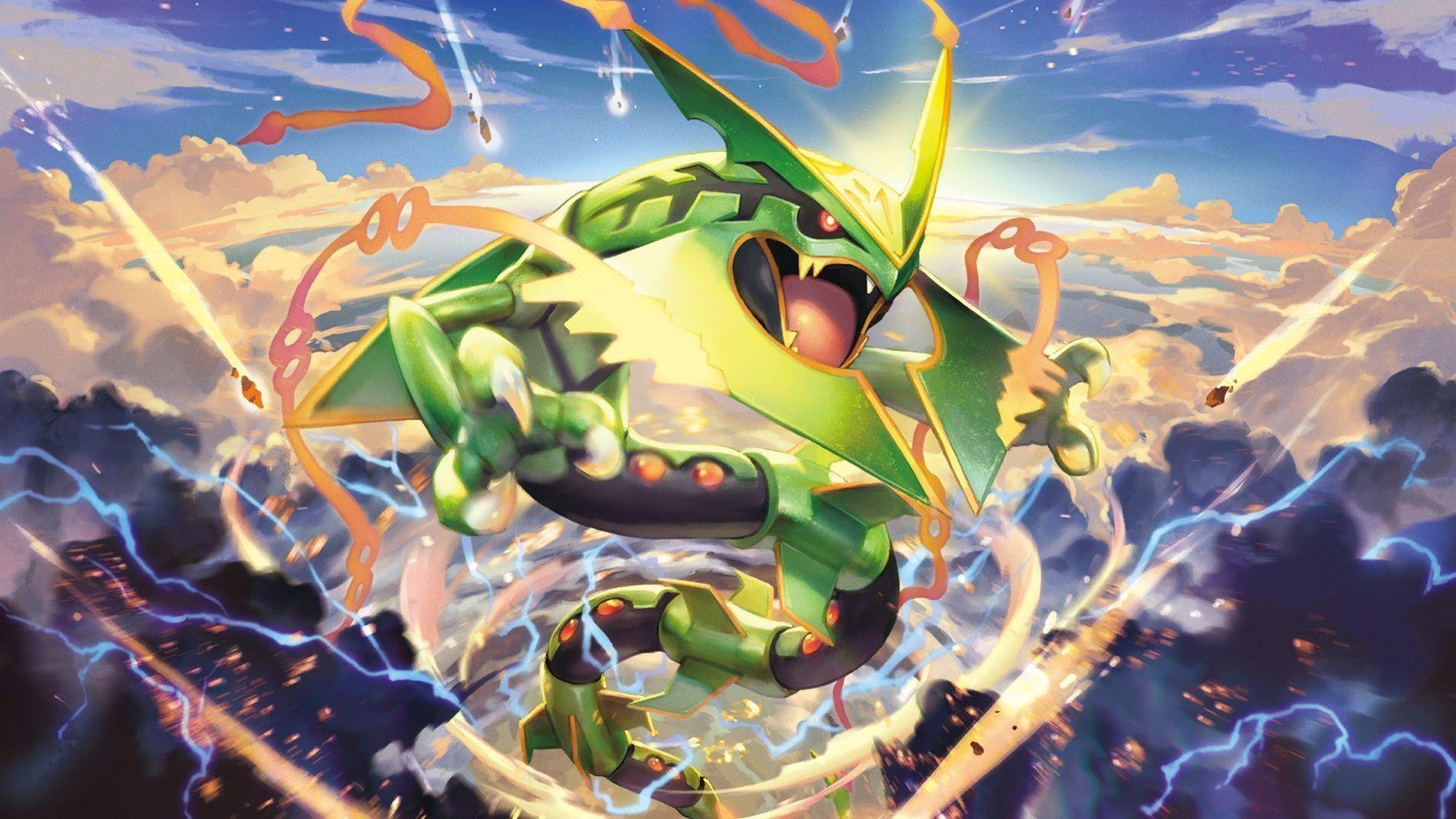 1920x1080 Shiny Mega Rayquaza