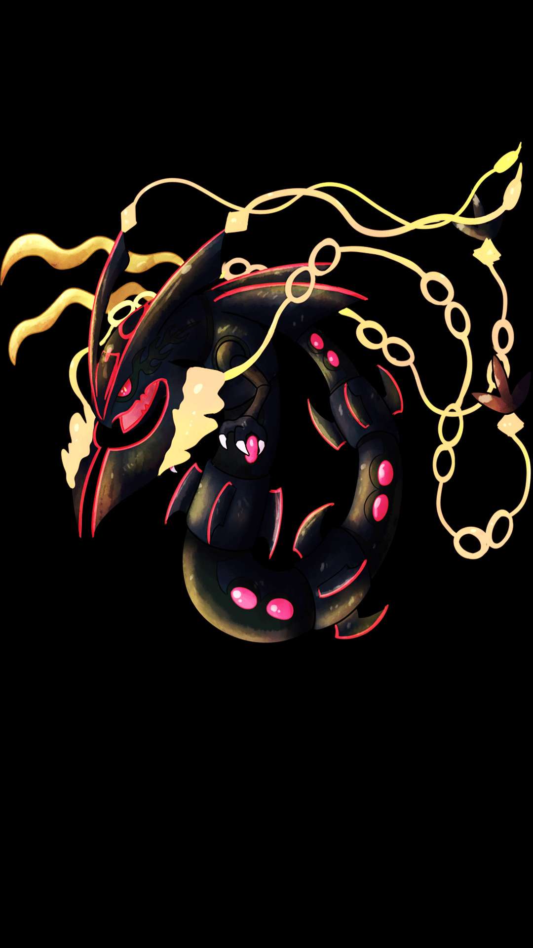1080x1920 Mega Rayquaza Wallpaper HD