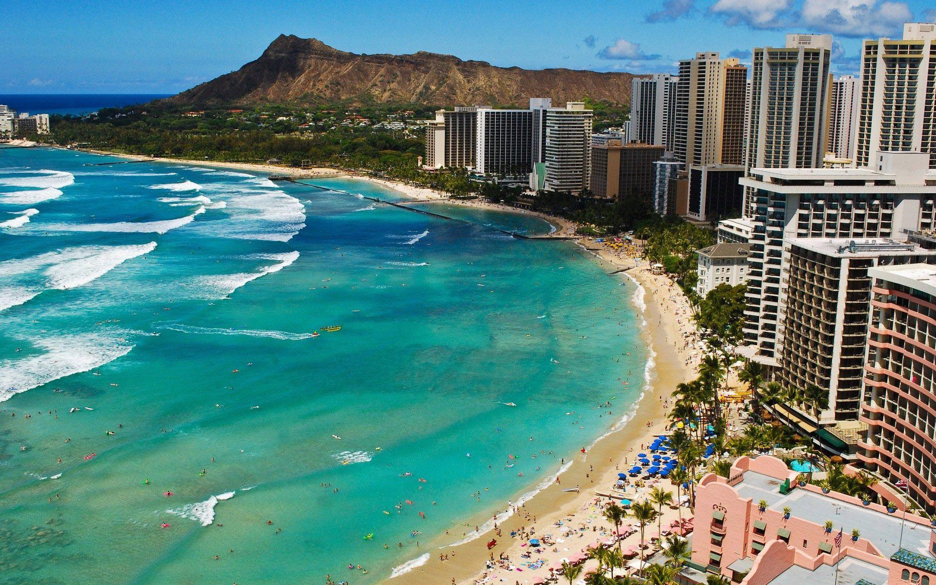 1920x1200 Waikiki Desktop Wallpaper