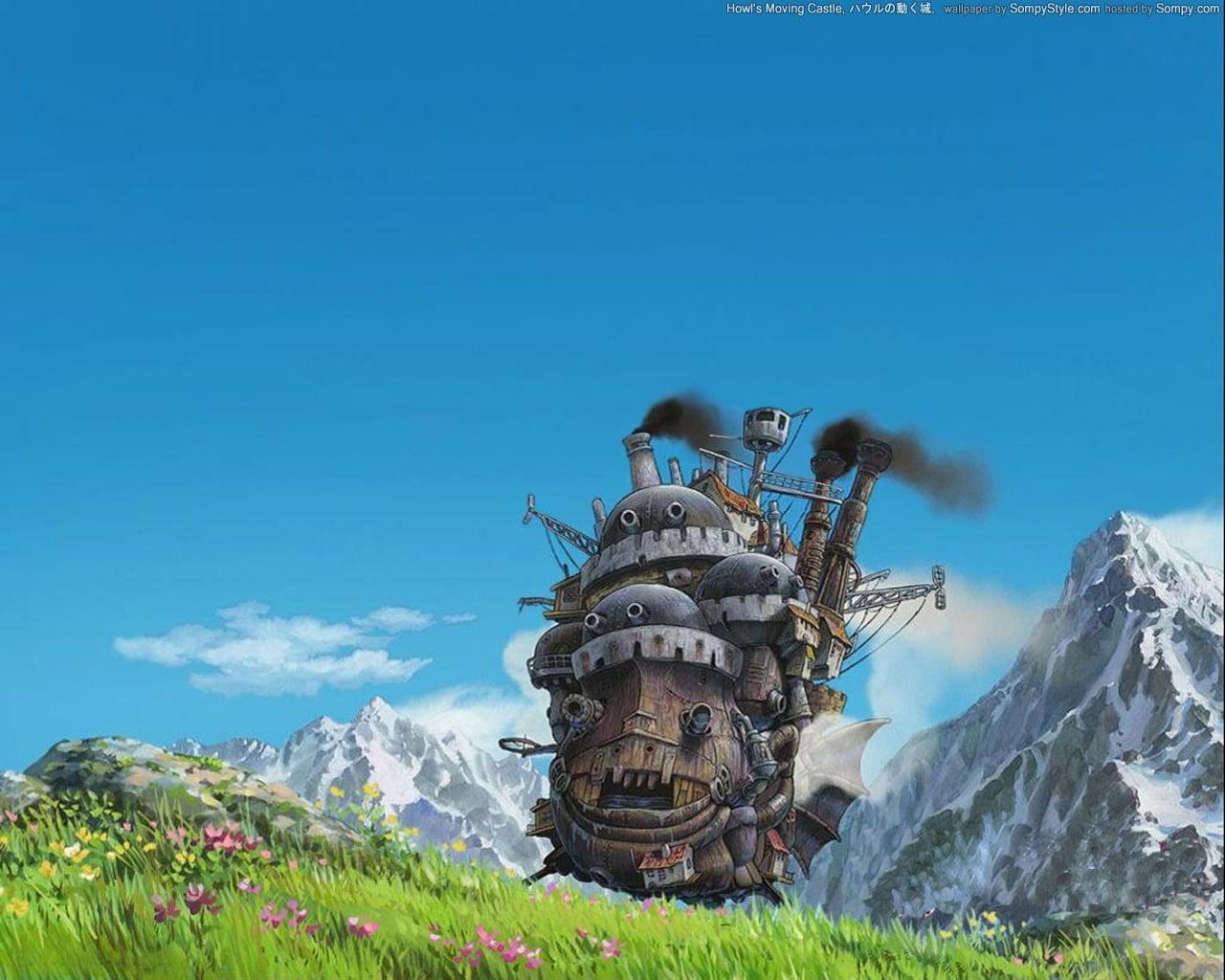 1280x1024 Howls Moving Castle Wallpaper