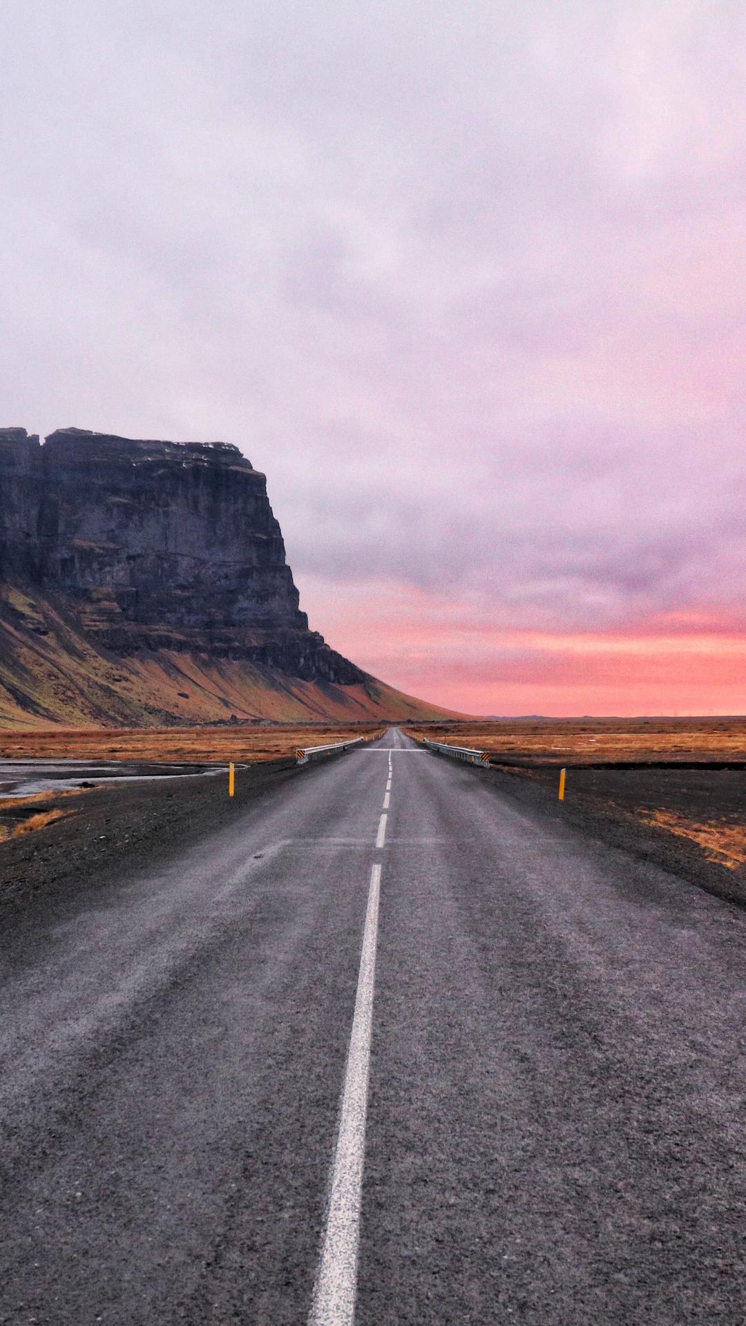 1080x1920 road wallpaper iphone, road, asphalt, sky, highway, road trip