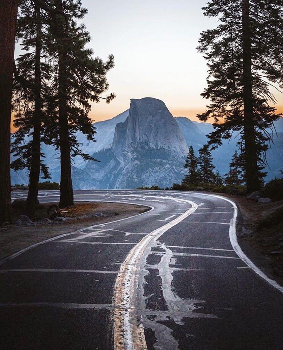 928x1148 The World's Greatest Roads on Instagram: “Take a moment to soak it in : : Yosemite National Park, Cal. Scenic roads, Beautiful roads, National parks