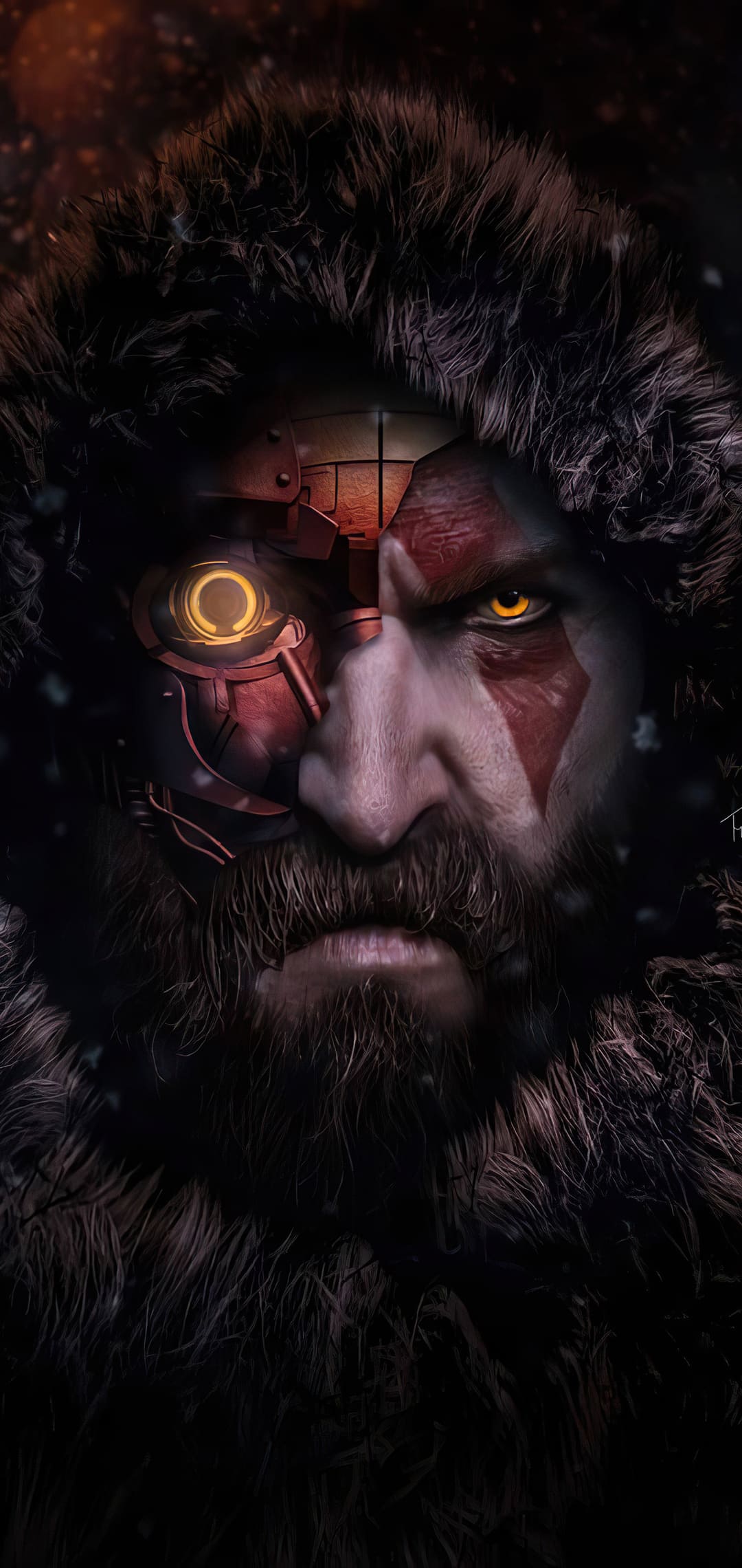 1080x2280 Kratos iPhone Wallpaper { 4k & HD }