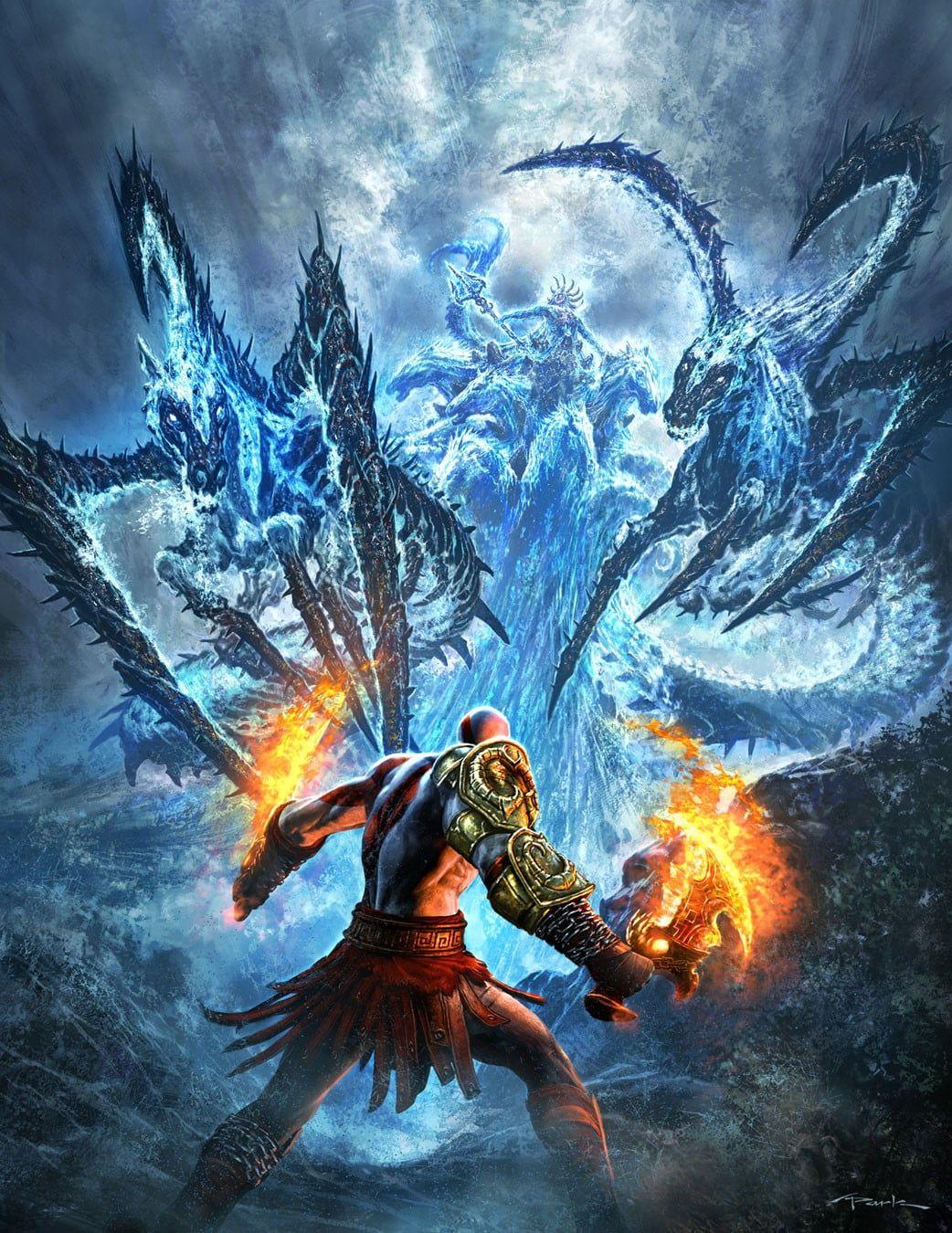 1042x1350 God of War Wallpaper