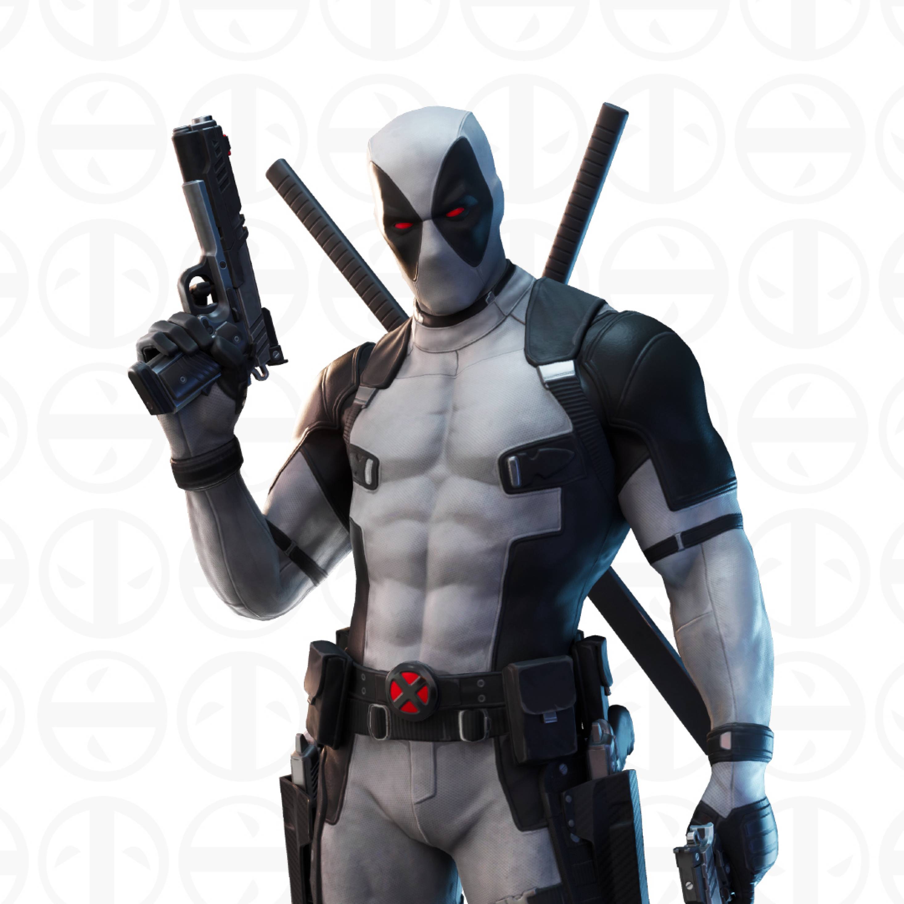 2932x2932 Deadpool White Suit X Force Fortnite IPad Pro Retina Display Wallpaper, HD Games 4K Wallpaper, Image, Photo And Background