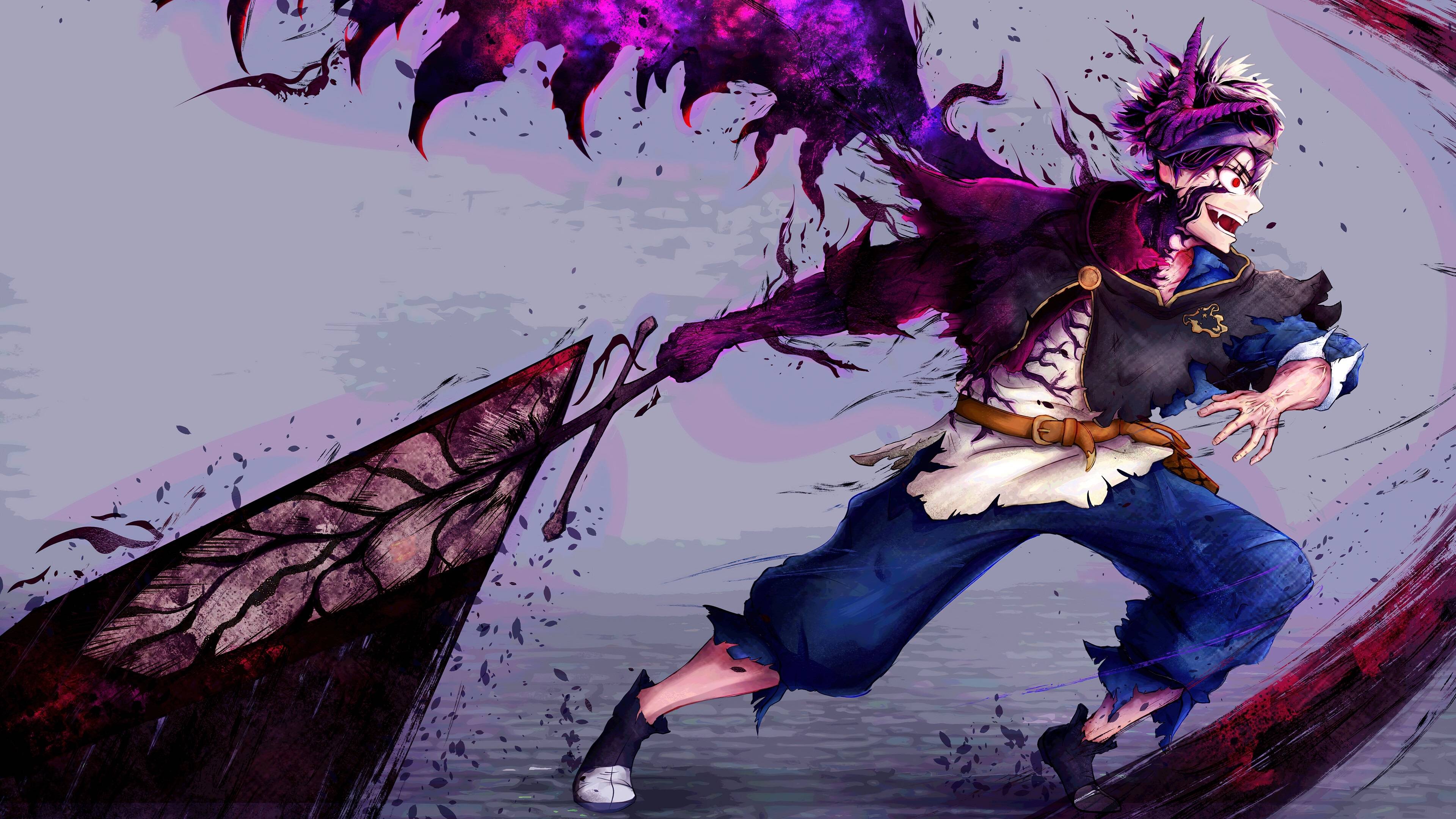 3840x2160 Asta Cool Black Clover Wallpaper, HD Anime 4K Wallpaper, Image and Background