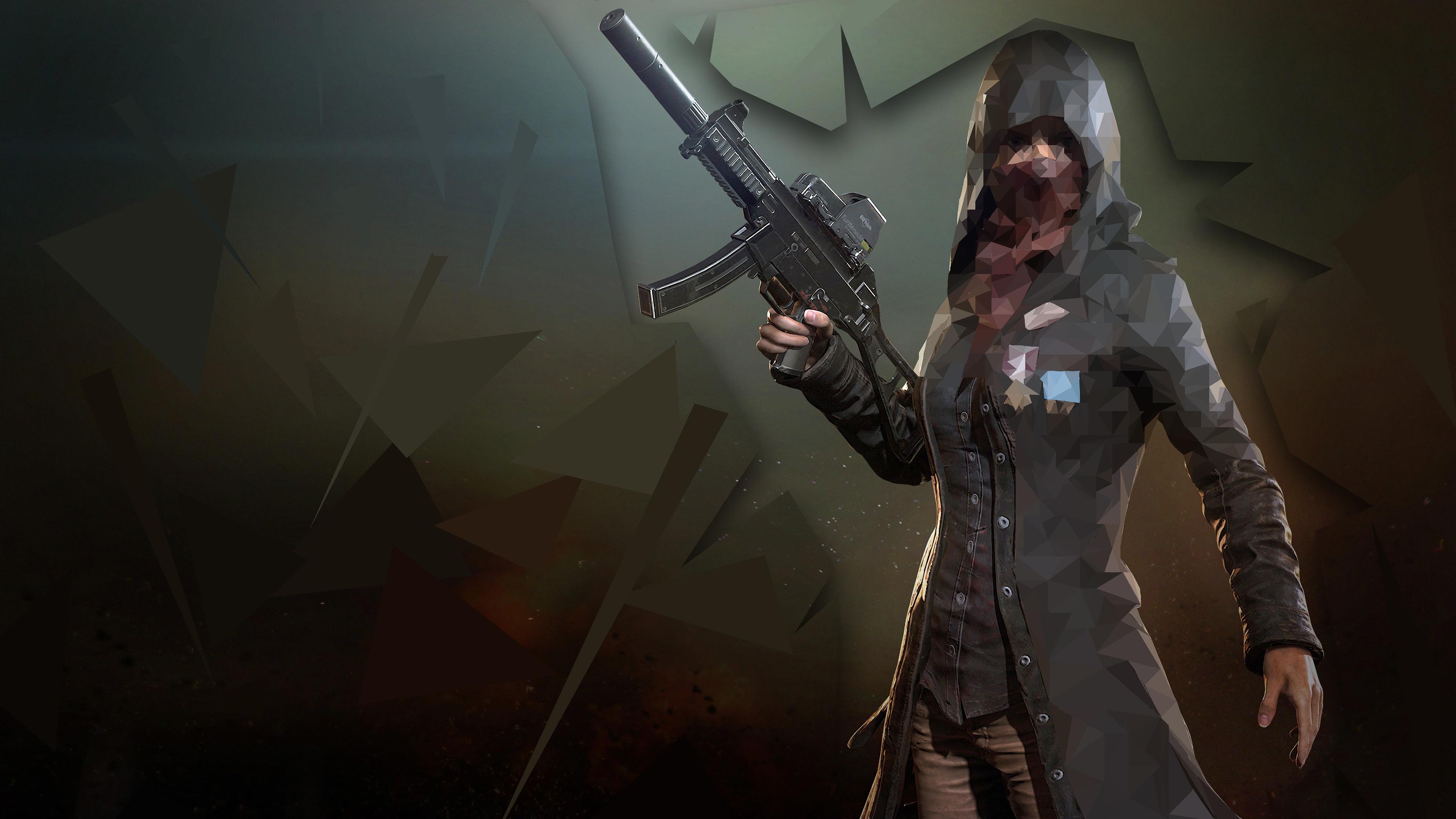 3840x2160 Pubg Polygon Art, HD Games, 4k Wallpaper, Image, Background, Photo and Picture