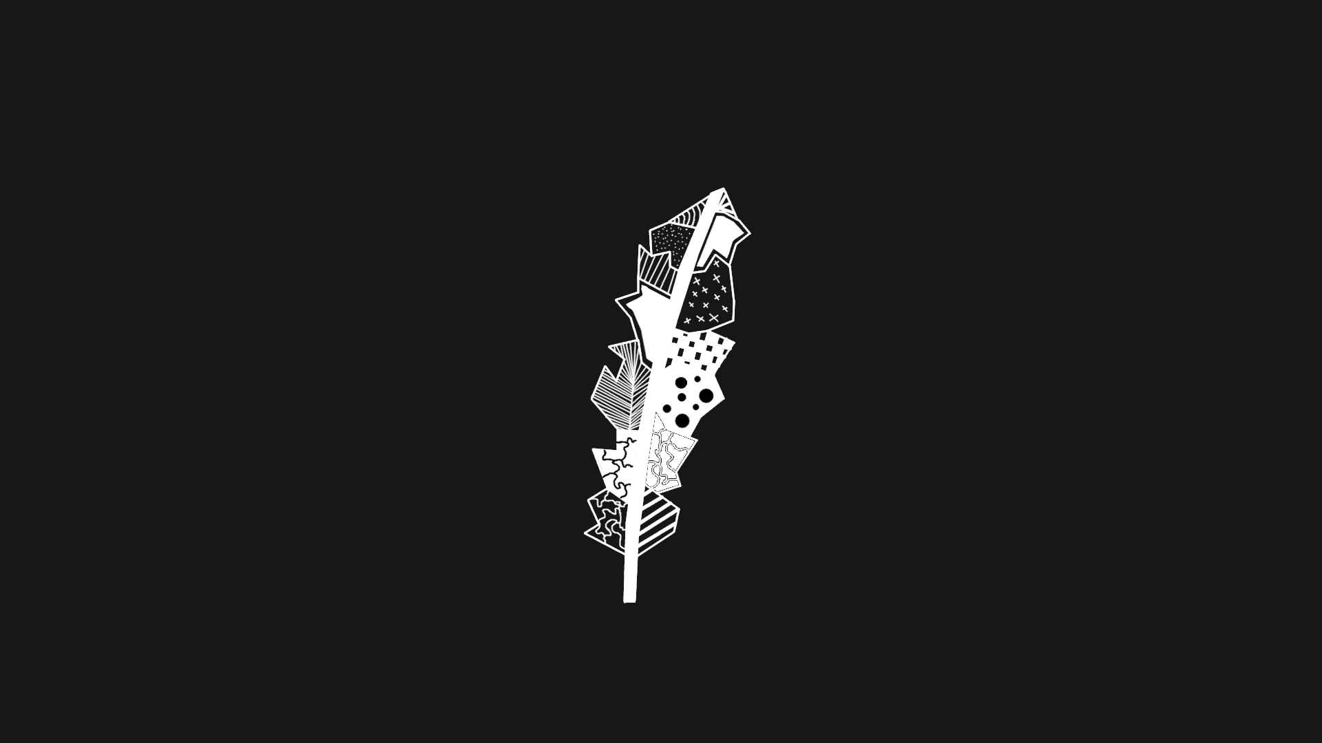 1920x1080 Drawing Feather Wallpaper:1920x1080