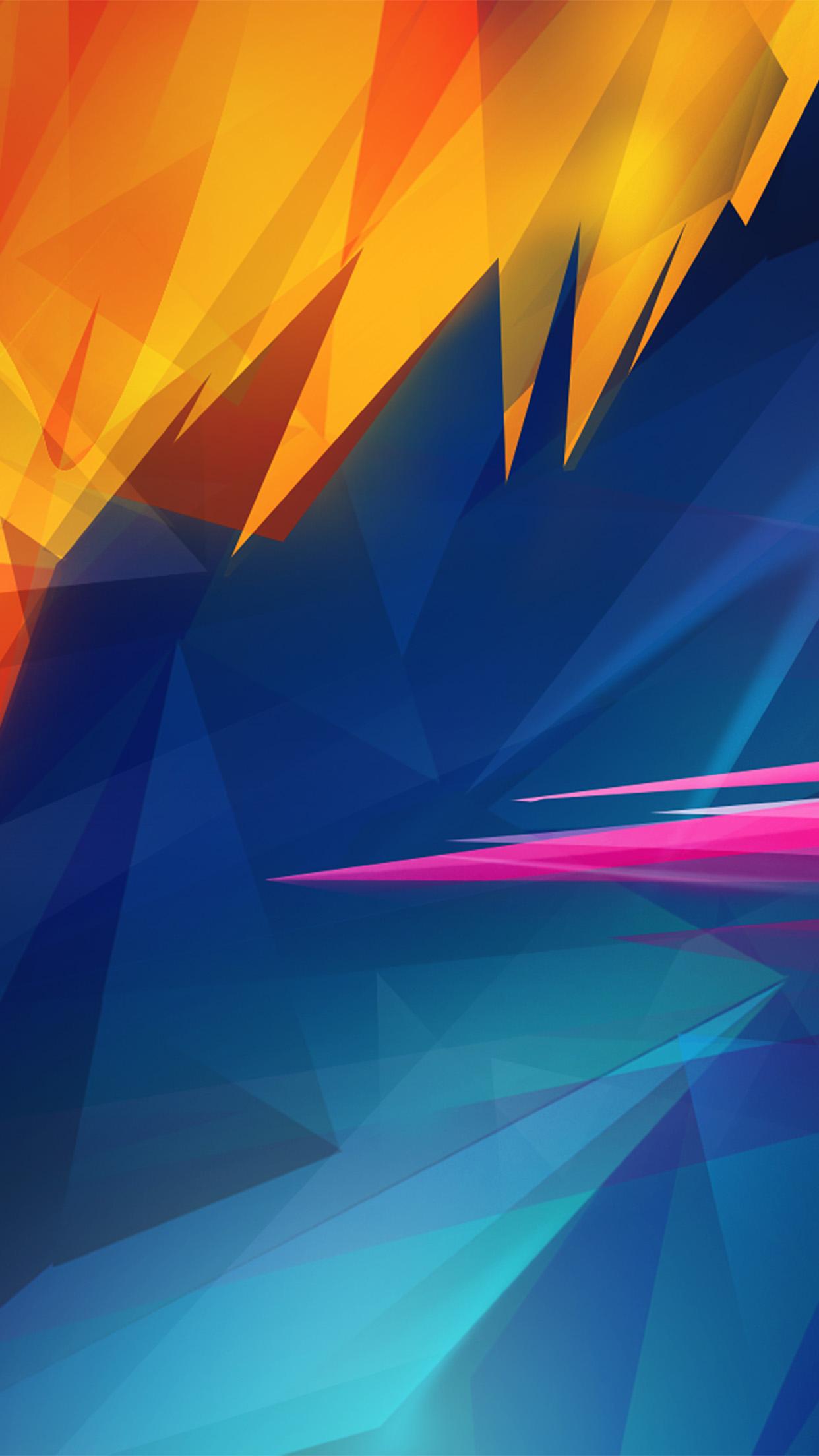 1242x2208 Abstract Art Polygons Pattern Wallpaper