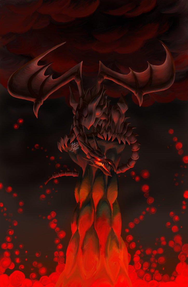 724x1104 Red Eyes Black Dragon Wallpaper HD