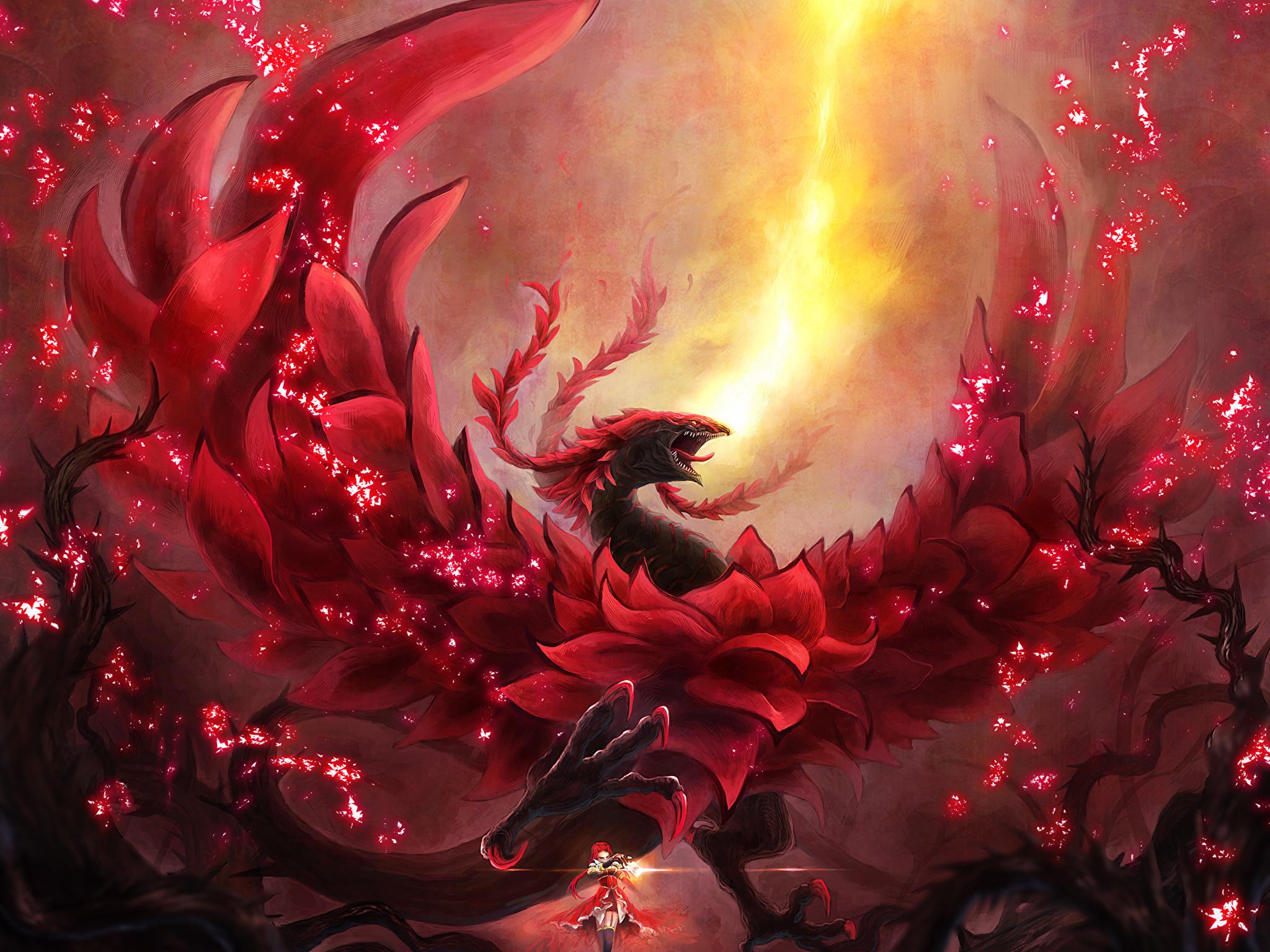2048x1536 Black Rose Dragon Wallpaper (best Black Rose Dragon Wallpaper and image) on WallpaperChat