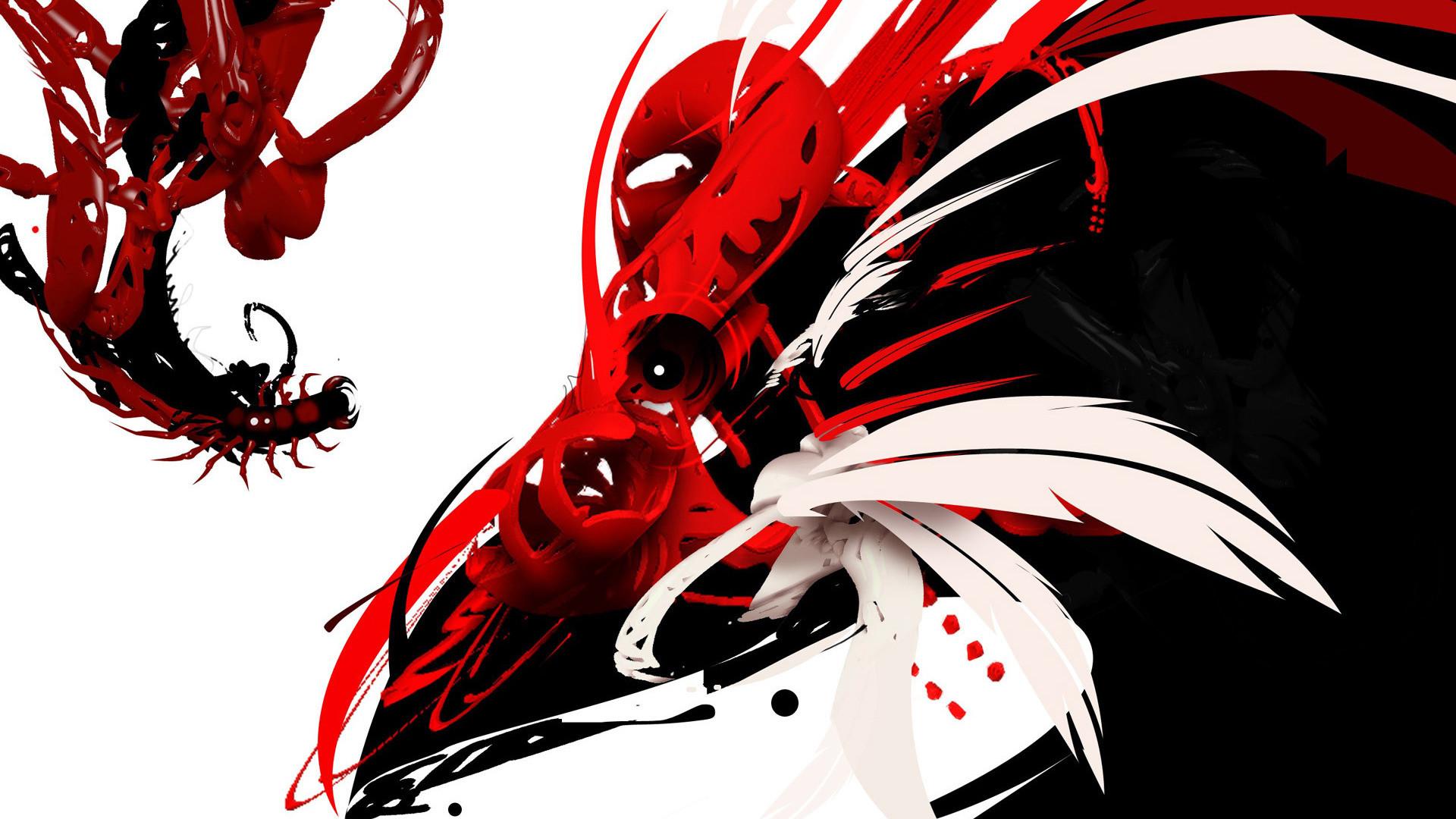 1920x1080 Black And Red Dragon Wallpaper Black White And Red Wallpaper Black And White Red