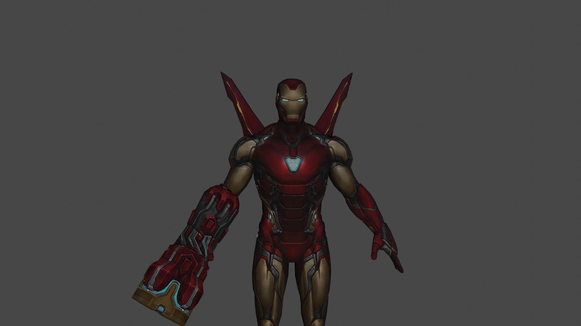 1920x1080 3D Iron man Mark 85