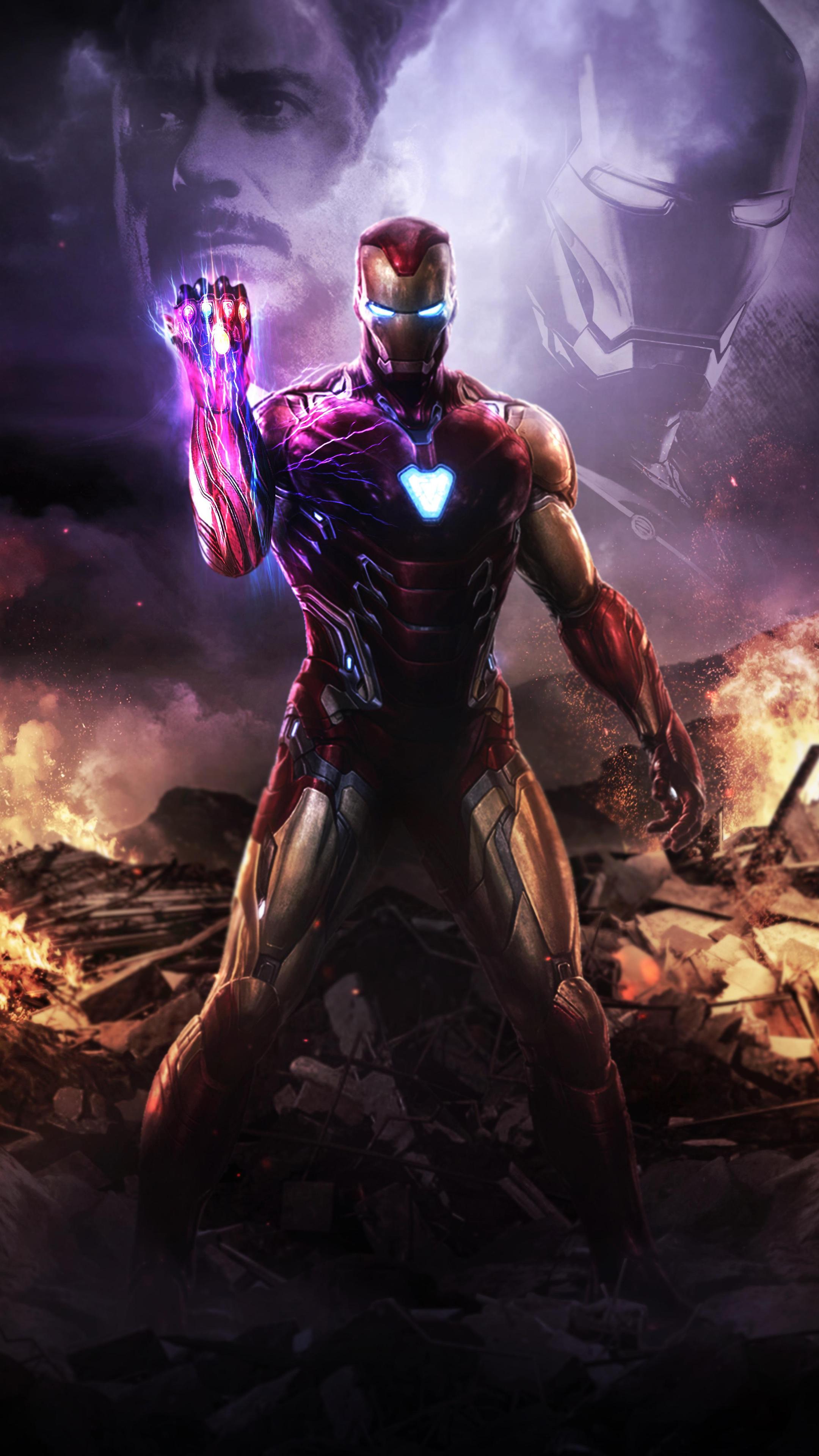 2160x3840 Iron Man Infinity Gauntlet 4k Sony Xperia X, XZ, Z5 Premium HD 4k Wallpaper, Image, Background, Photo and Picture