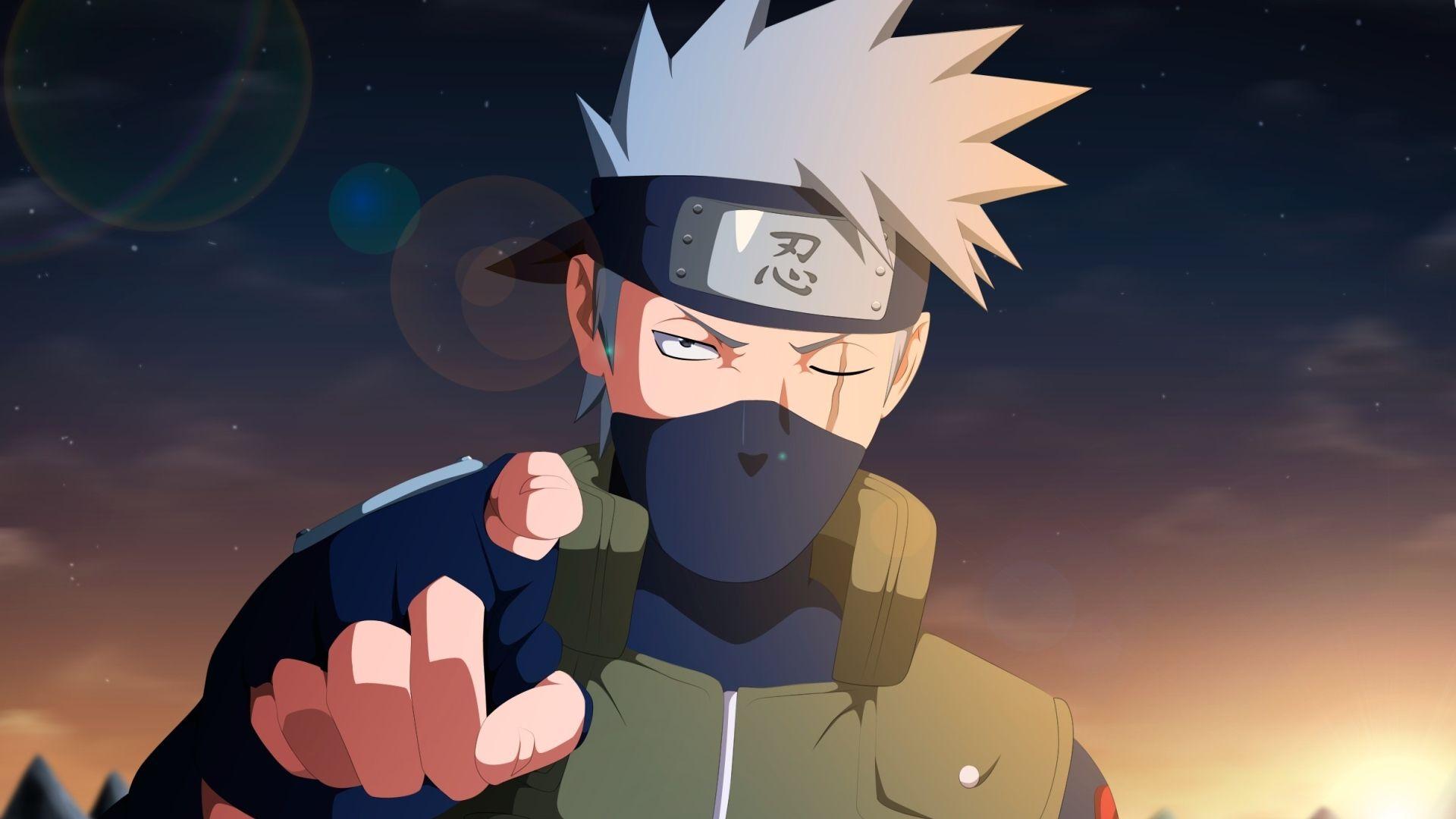 1920x1080 Aesthetic Kakashi Laptop Wallpaper