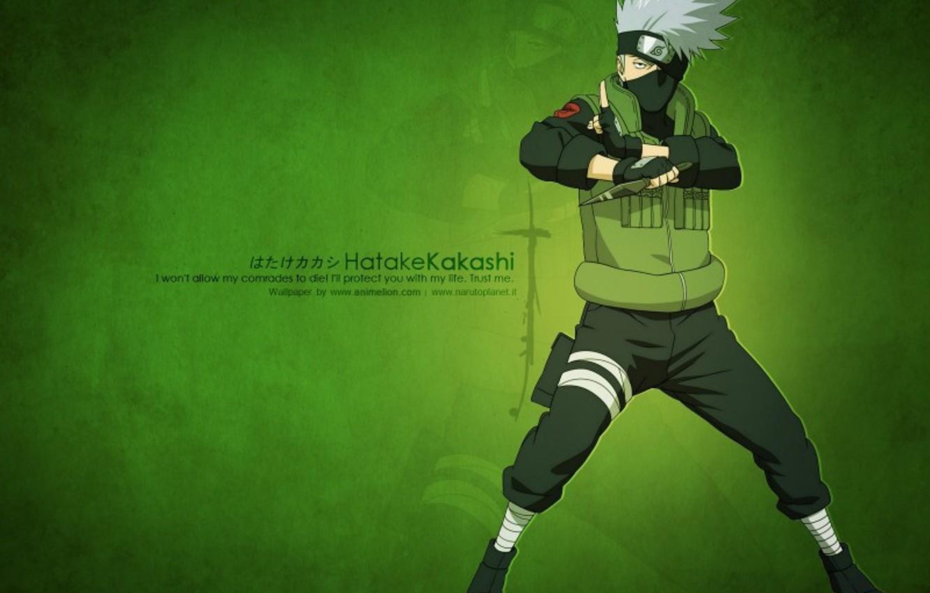 1332x850 Photo Wallpaper Green, Naruto, Naruto, Art, Kakashi Wallpaper 4k Naruto HD Wallpaper