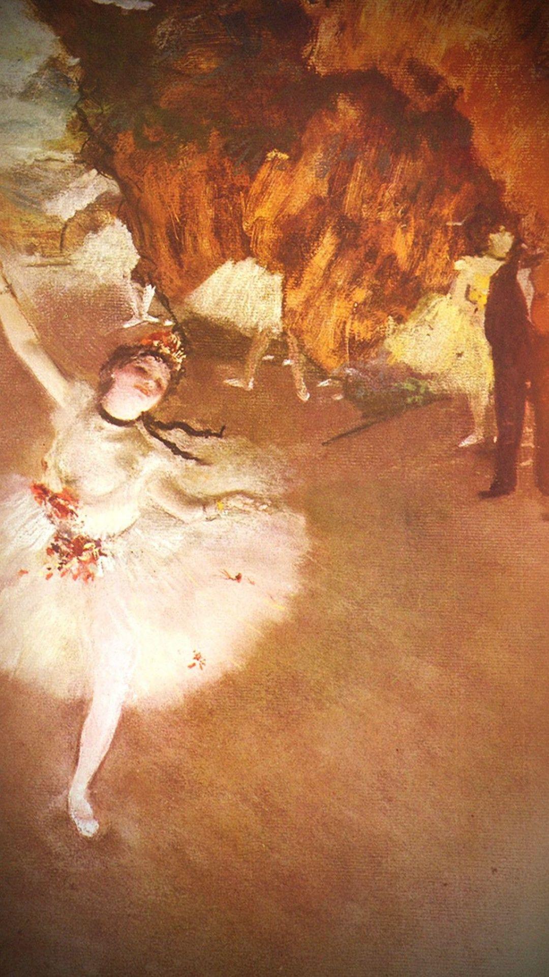 1080x1921 Edgar, Degas, Ballerina, Classic, Painting, Art, Illust (2021)