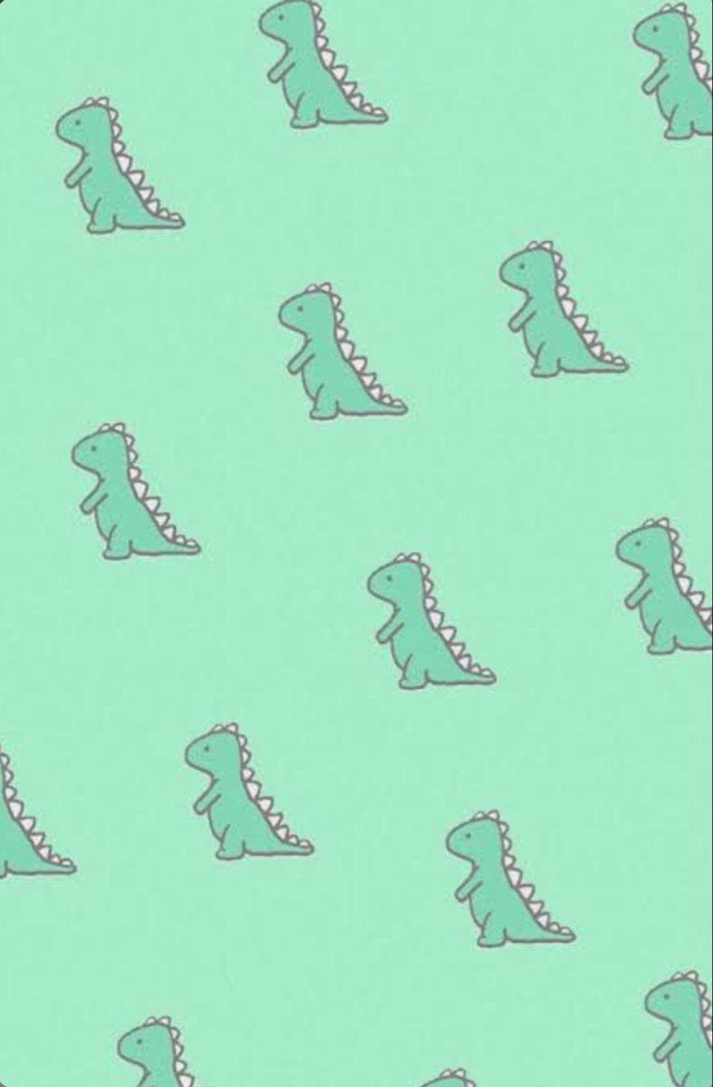 788x1200 Green Dino. Dino wallpaper, Dinosaur wallpaper, Cute dino