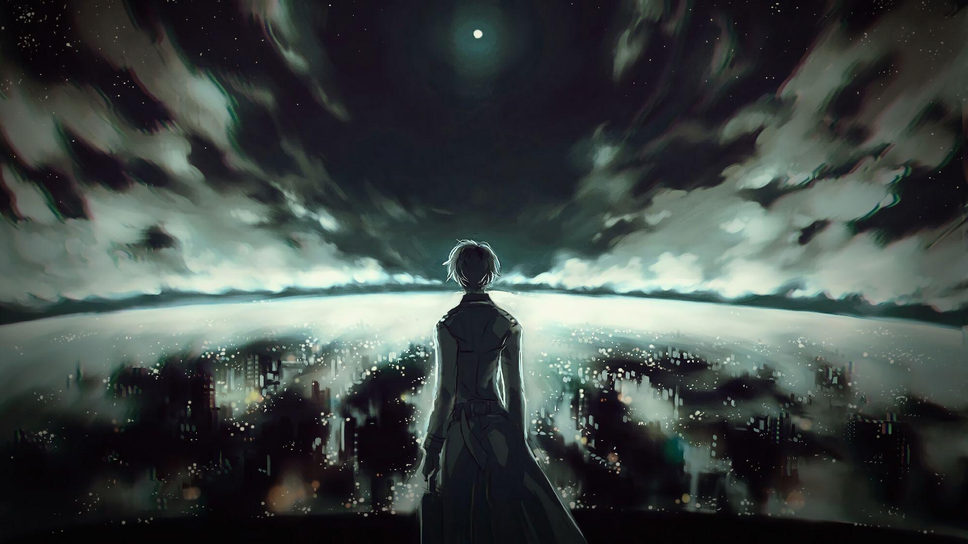 1920x1080 Desktop wallpaper ken kaneki, tokyo ghoul, anime, dark, HD image, picture, background, fed51a