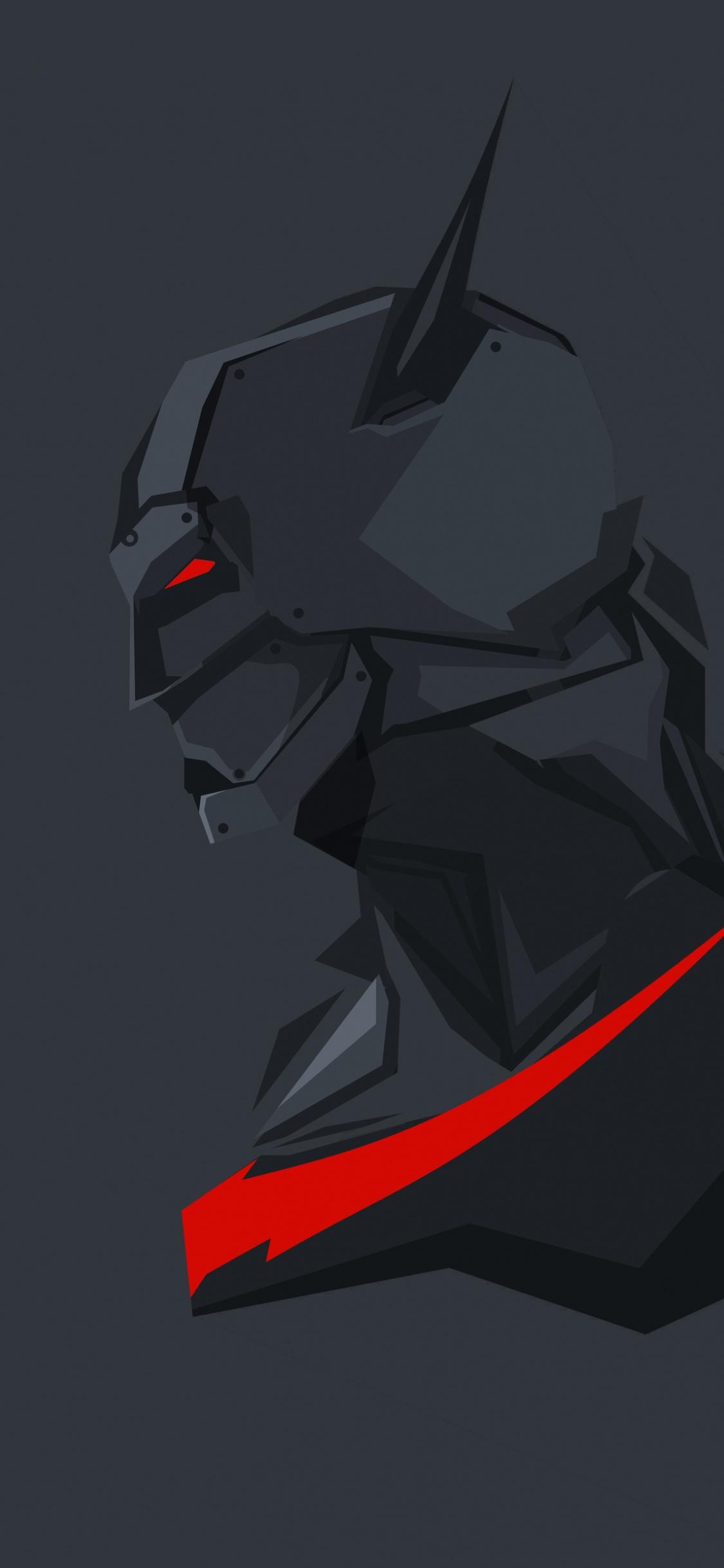 1125x2436 Batman Beyond, batman, minimal wallpaper, 4445x HD image, picture, 8edceb94
