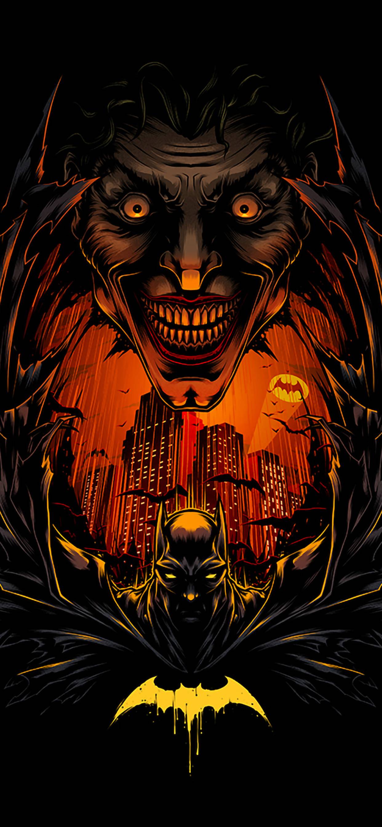 1242x2688 Batman Joker Minimal iPhone XS MAX Wallpaper, HD Superheroes 4K Wallpaper, Image, Photo and Background