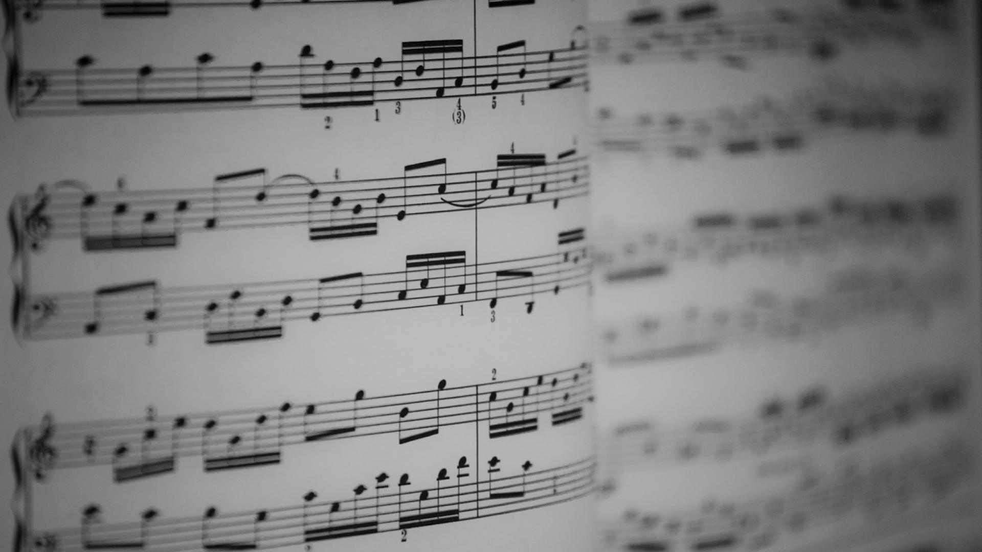 1920x1080 Music Sheet Wallpaper