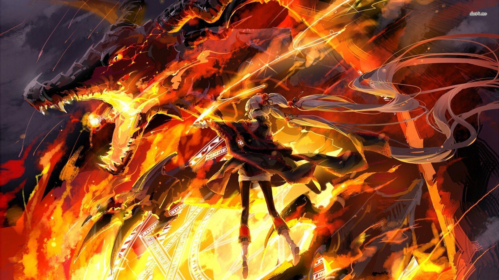 Fire Anime Wallpapers - Wallpaper Cave
